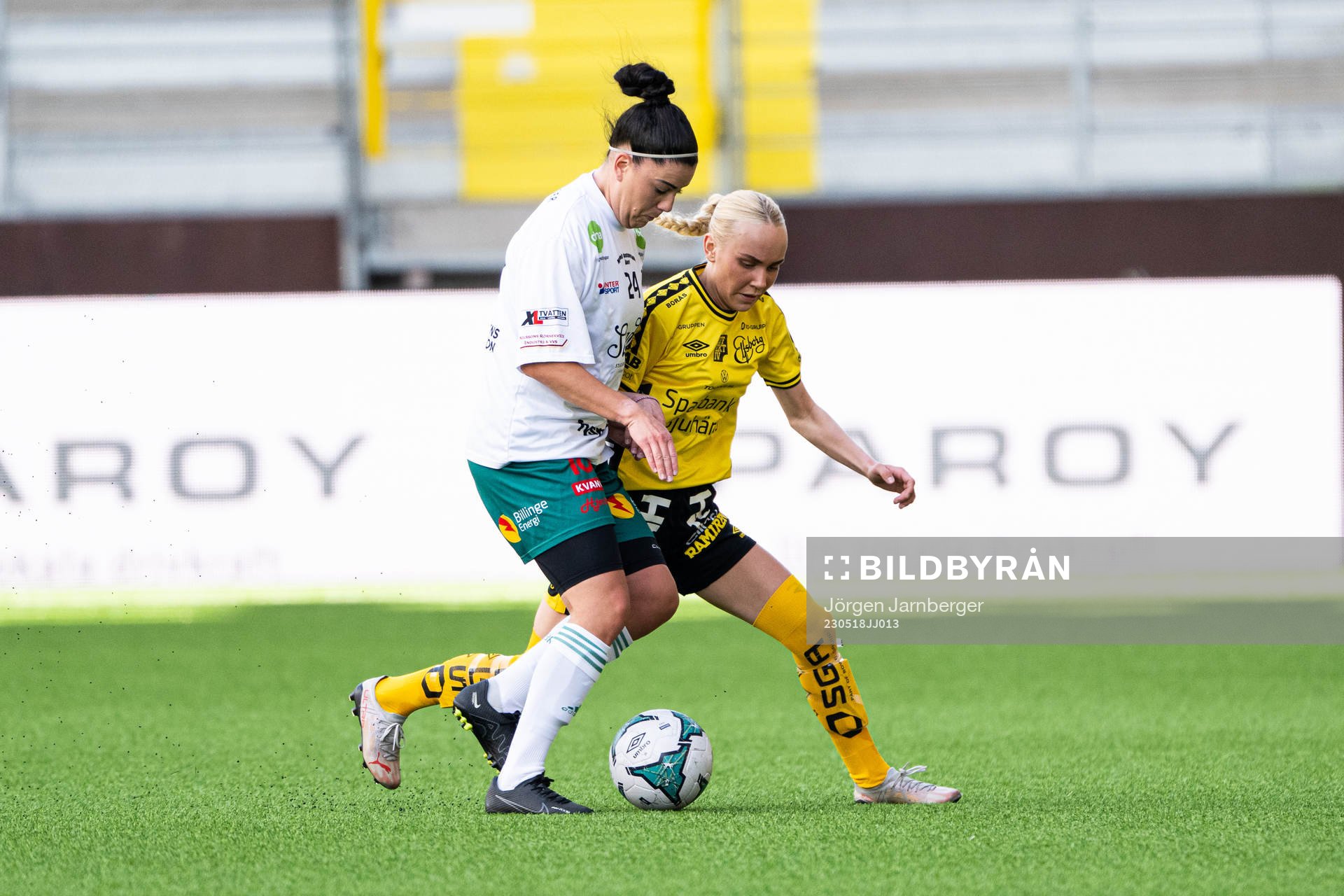 Rådas Emma Käll och Elfsborgs Tea Skoglund