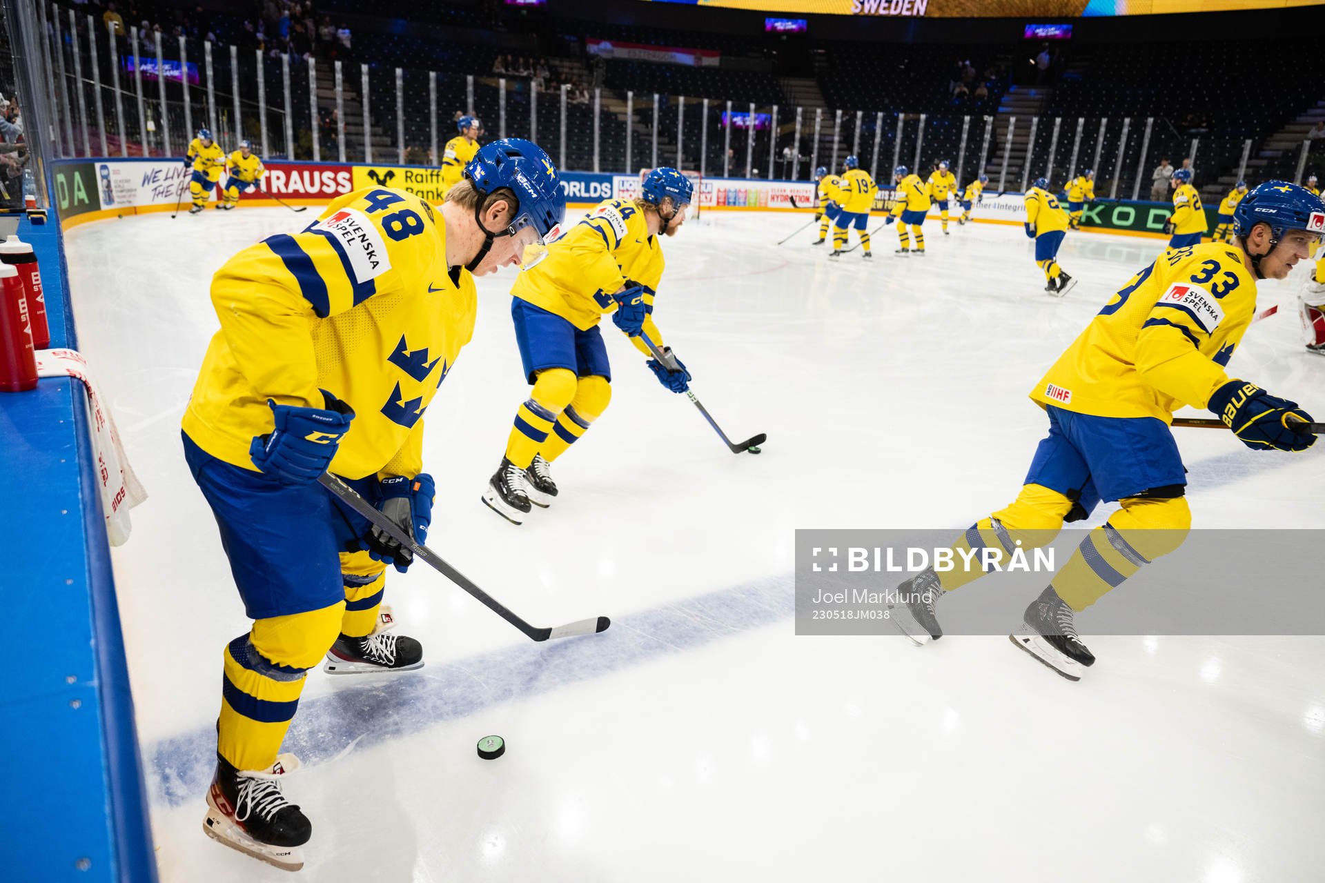 Jonatan Berggren, Anton Lindholm and Jakob Silfverberg of