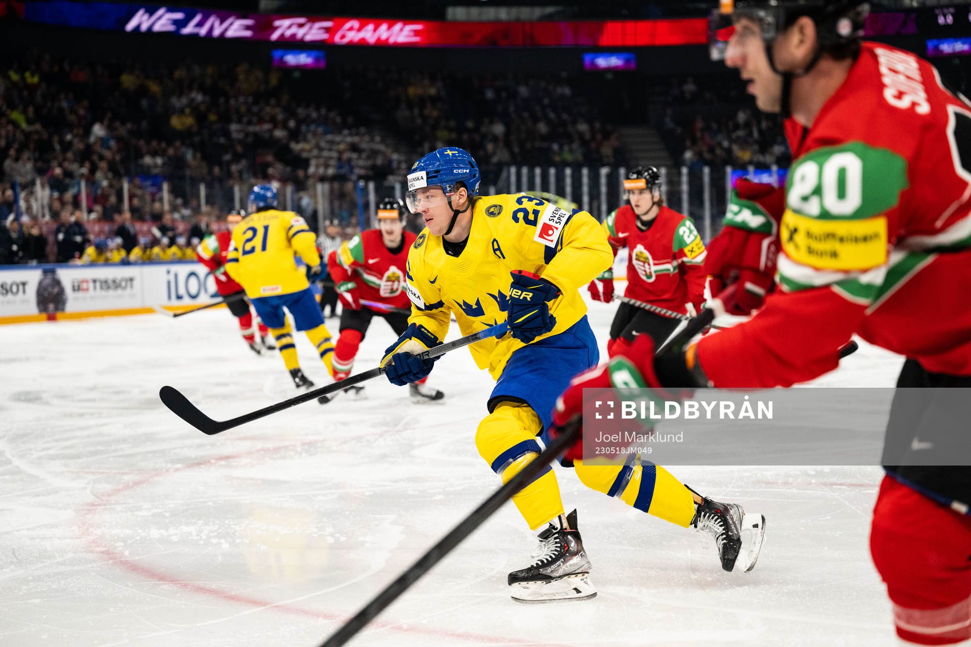 Lucas Raymond of Sweden and Istvan Sofron of Hungary