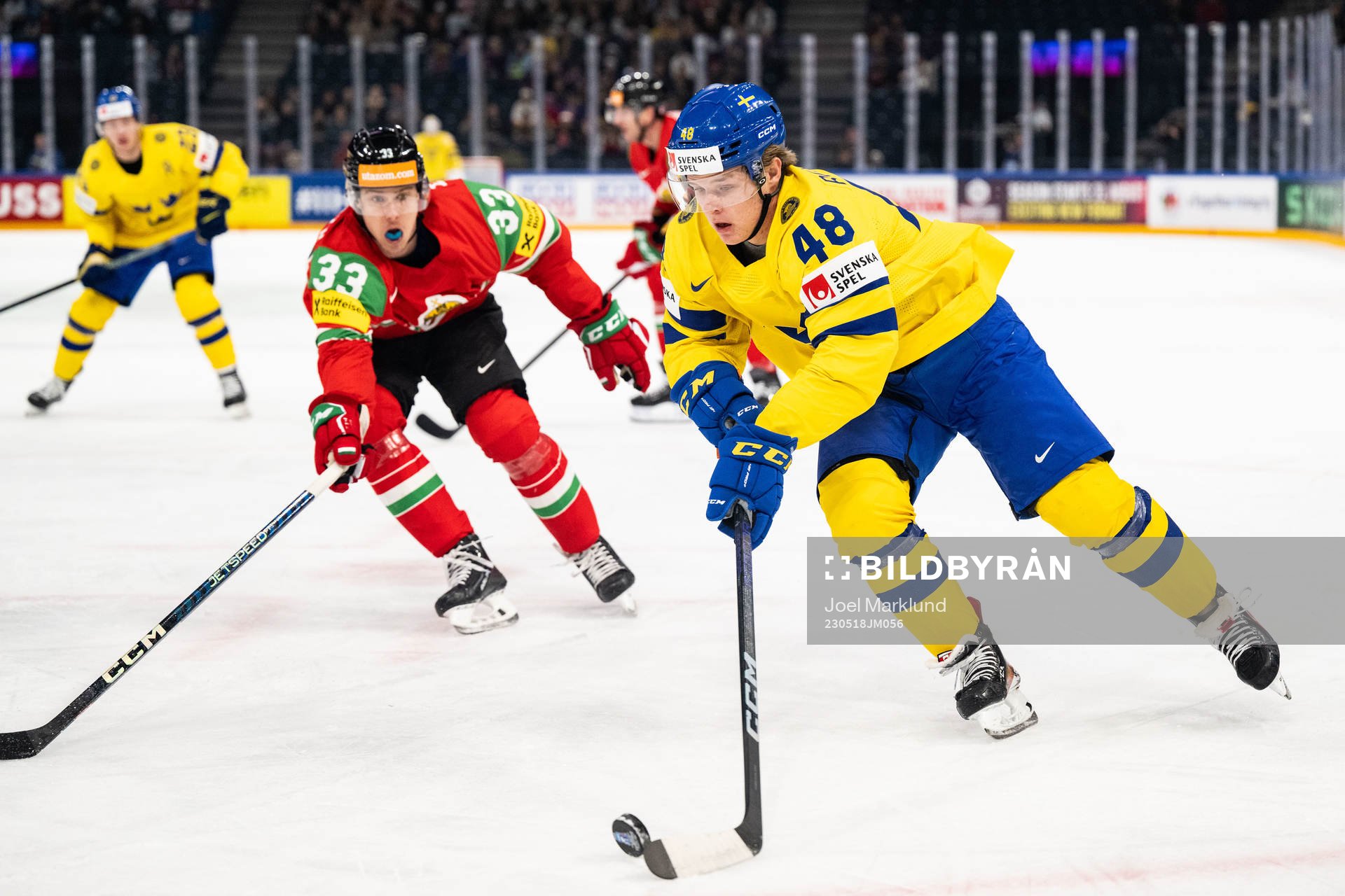 Milan Horvath of Hungary and Jonatan Berggren of Sweden