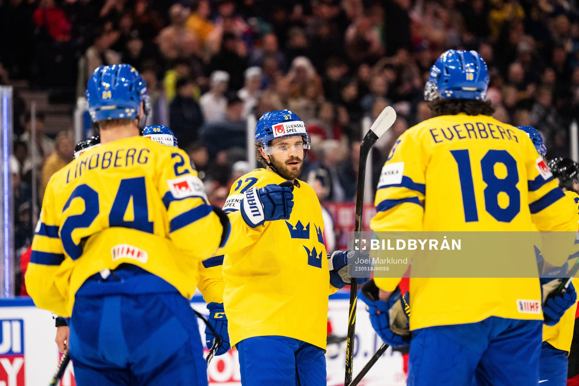 Oscar Lindberg, Timothy Liljegren and Dennis Everberg of
