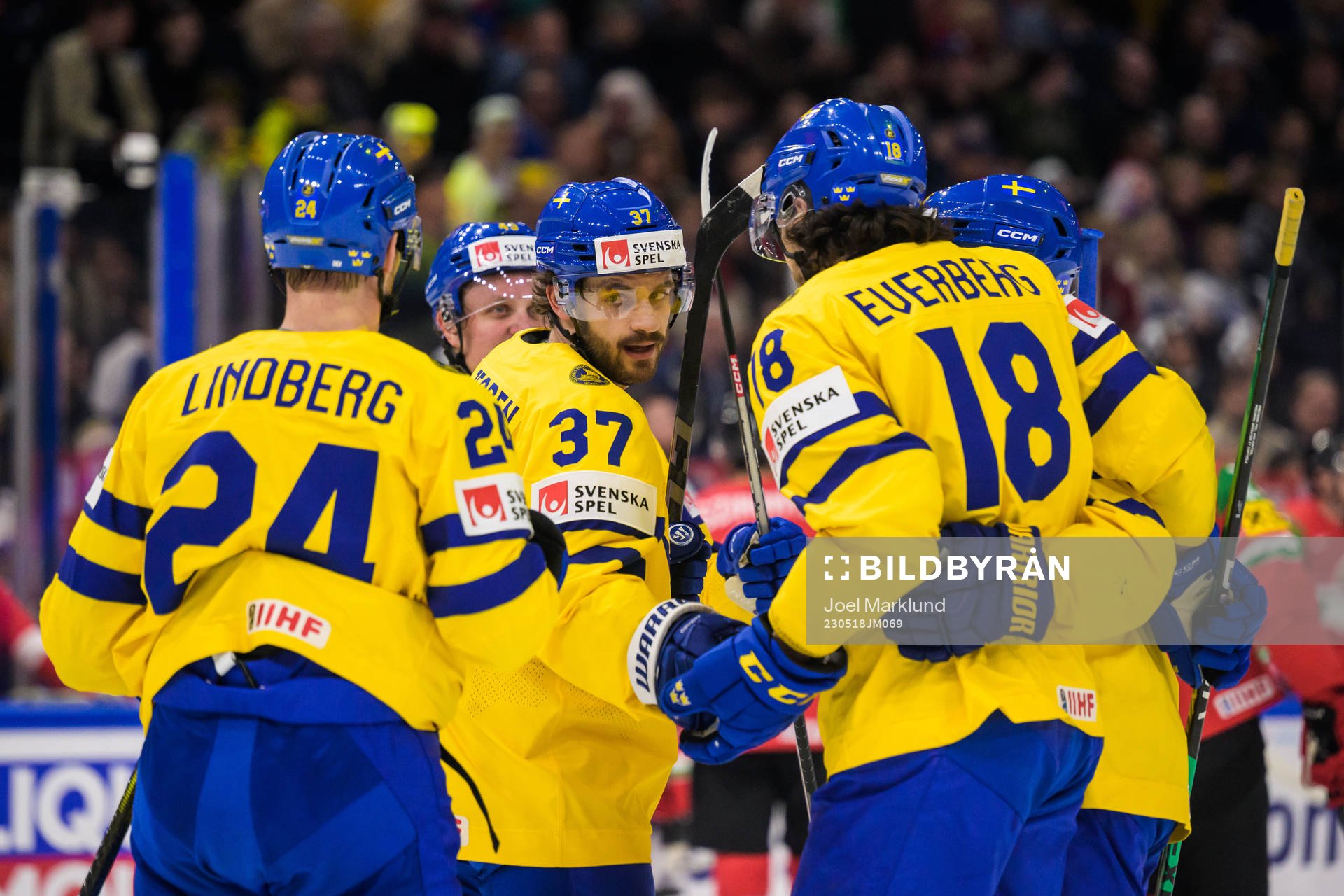 Oscar Lindberg, Fabian Zetterlund, Timothy Liljegren and