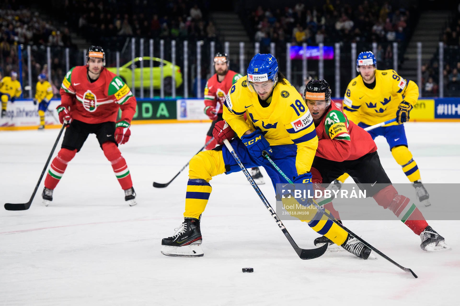 Dennis Everberg of Sweden and Milan Horvath of Hungary