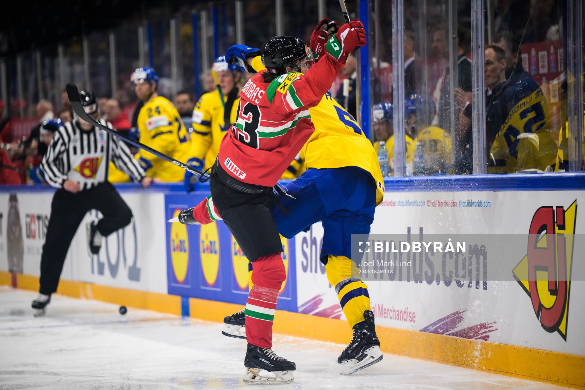 Zeteny Hadobas of Hungary and Anton Lindholm of Sweden