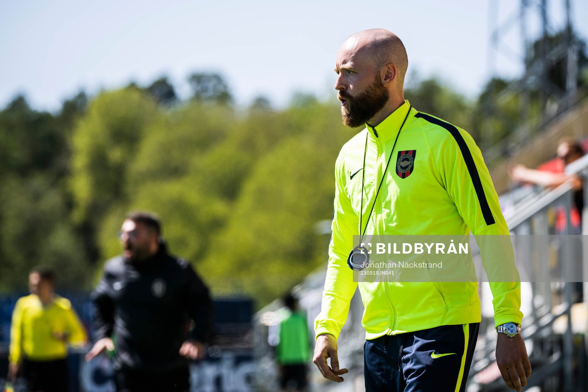 Brommapojkarnas tränaren Sebastian Waldenström