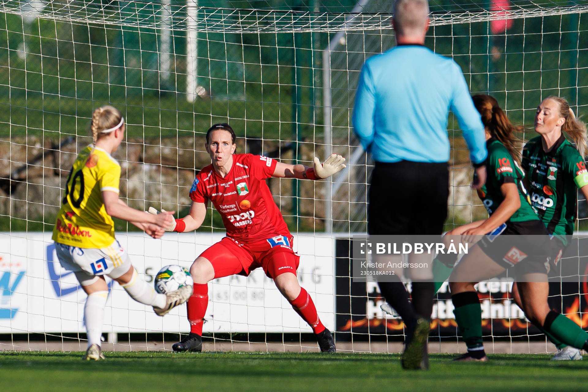 Varbergs målvakt Jasmine Strandberg