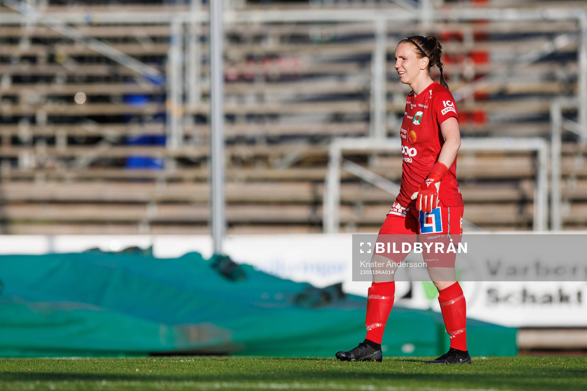 Varbergs målvakt Jasmine Strandberg