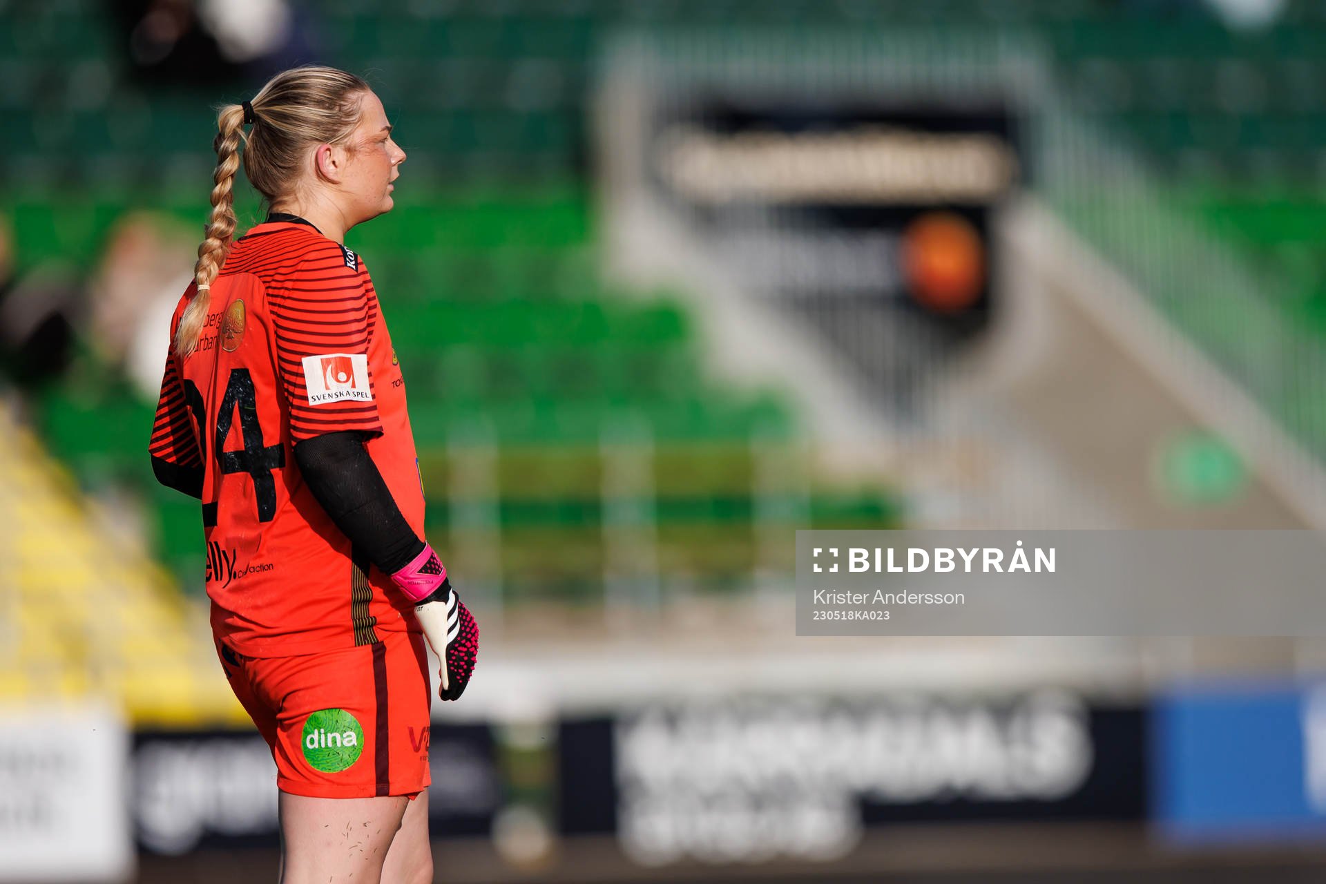 Falkenbergs målvakt Milla Svensson