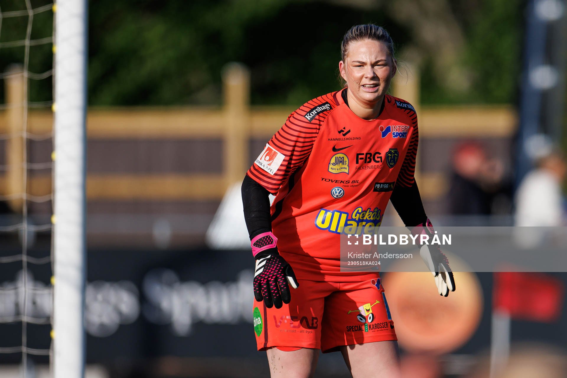 Falkenbergs målvakt Milla Svensson
