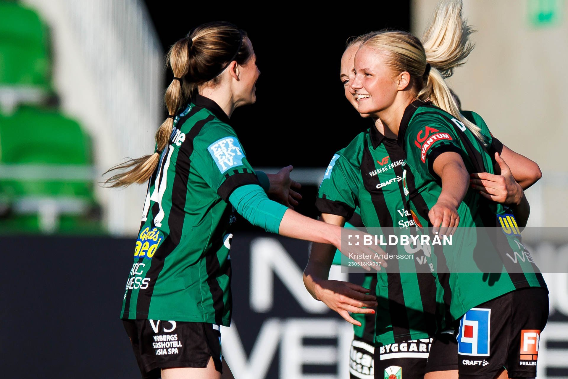 Varbergs Moa Ivarsson jublar