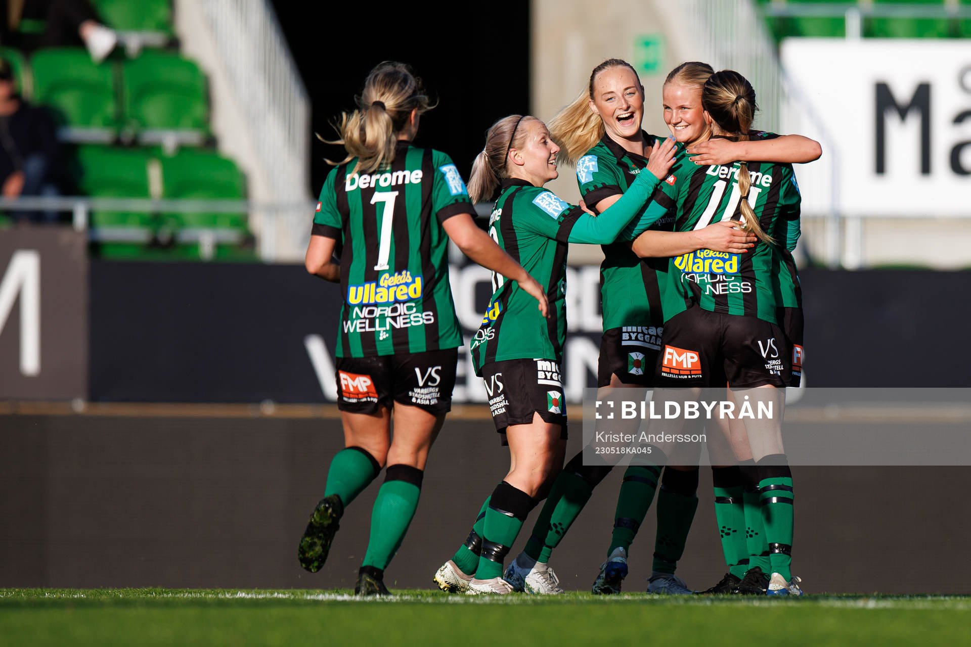 Varbergs spelare jublar