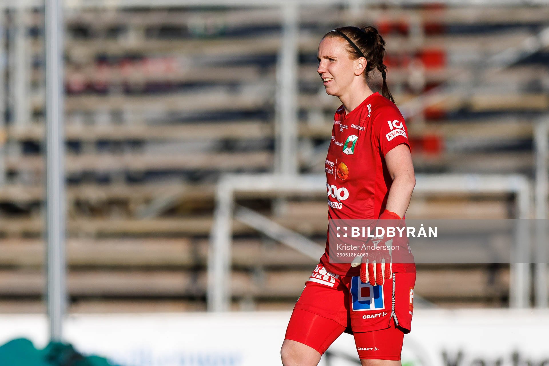 Varbergs målvakt Jasmine Strandberg