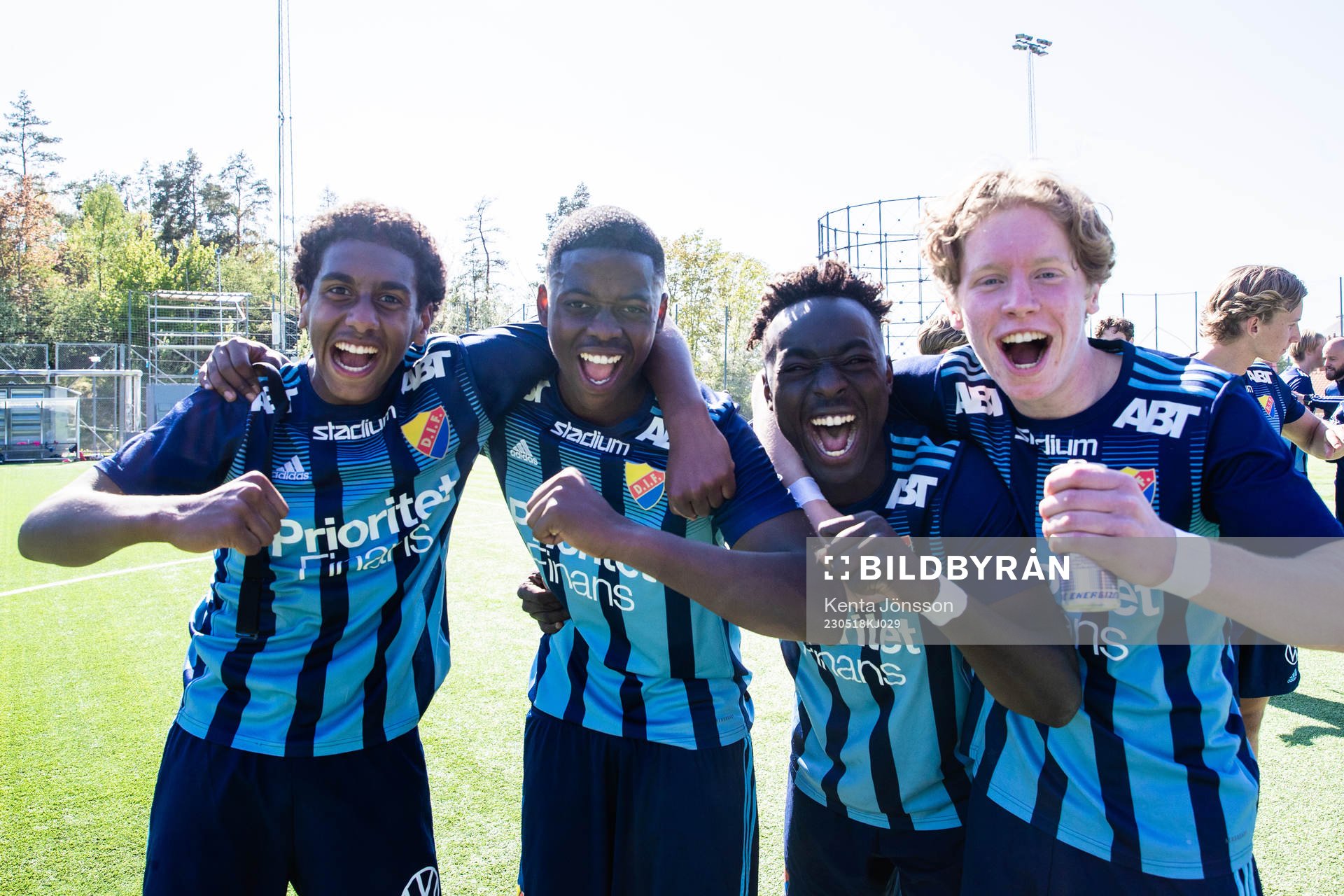 Djurgårdens Isak Alemayehu Mulugeta, Alieu Atlee Manneh,