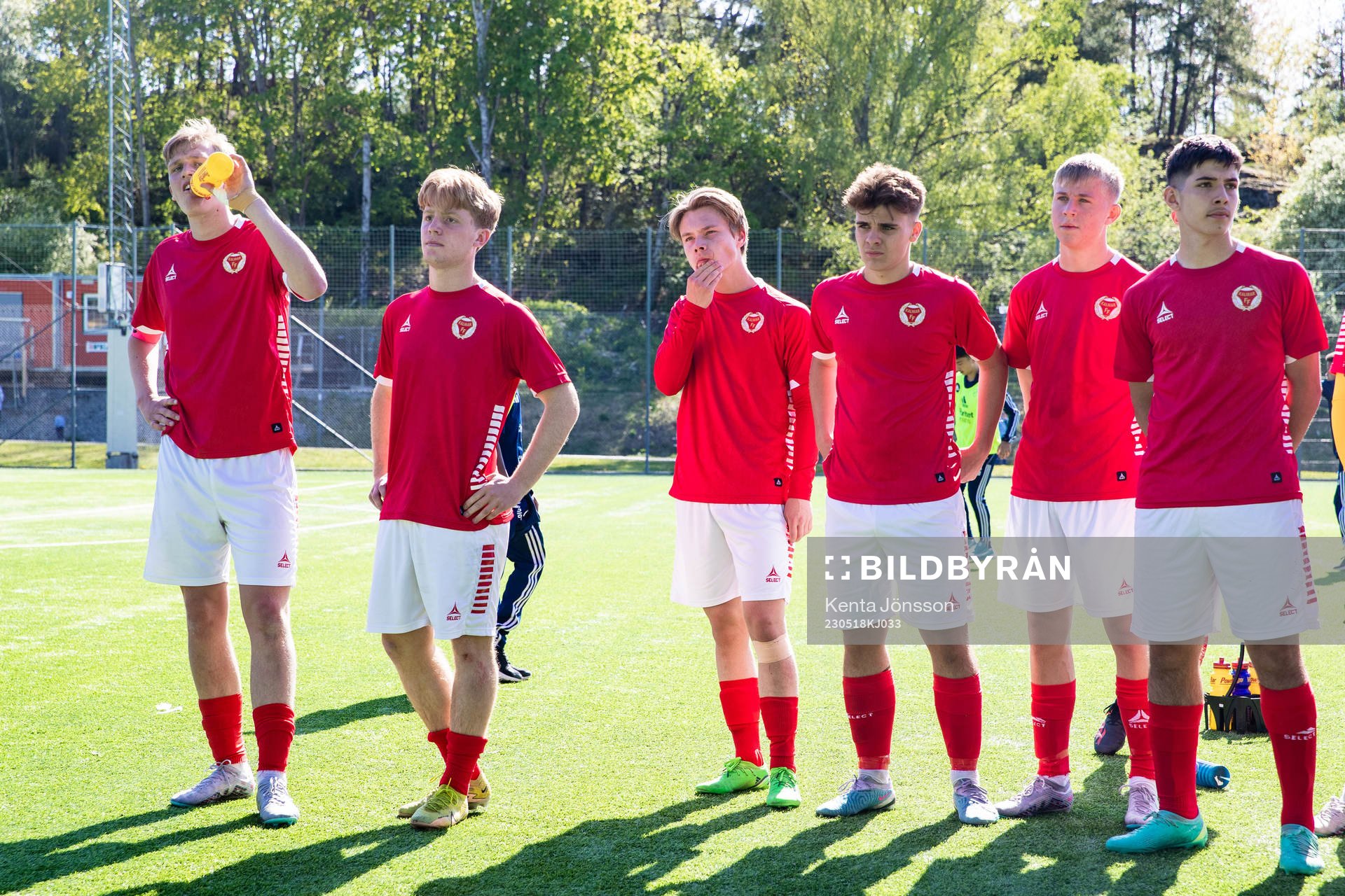Kalmars Olle Samuelsson, William Andersson, Ville Nilsson,