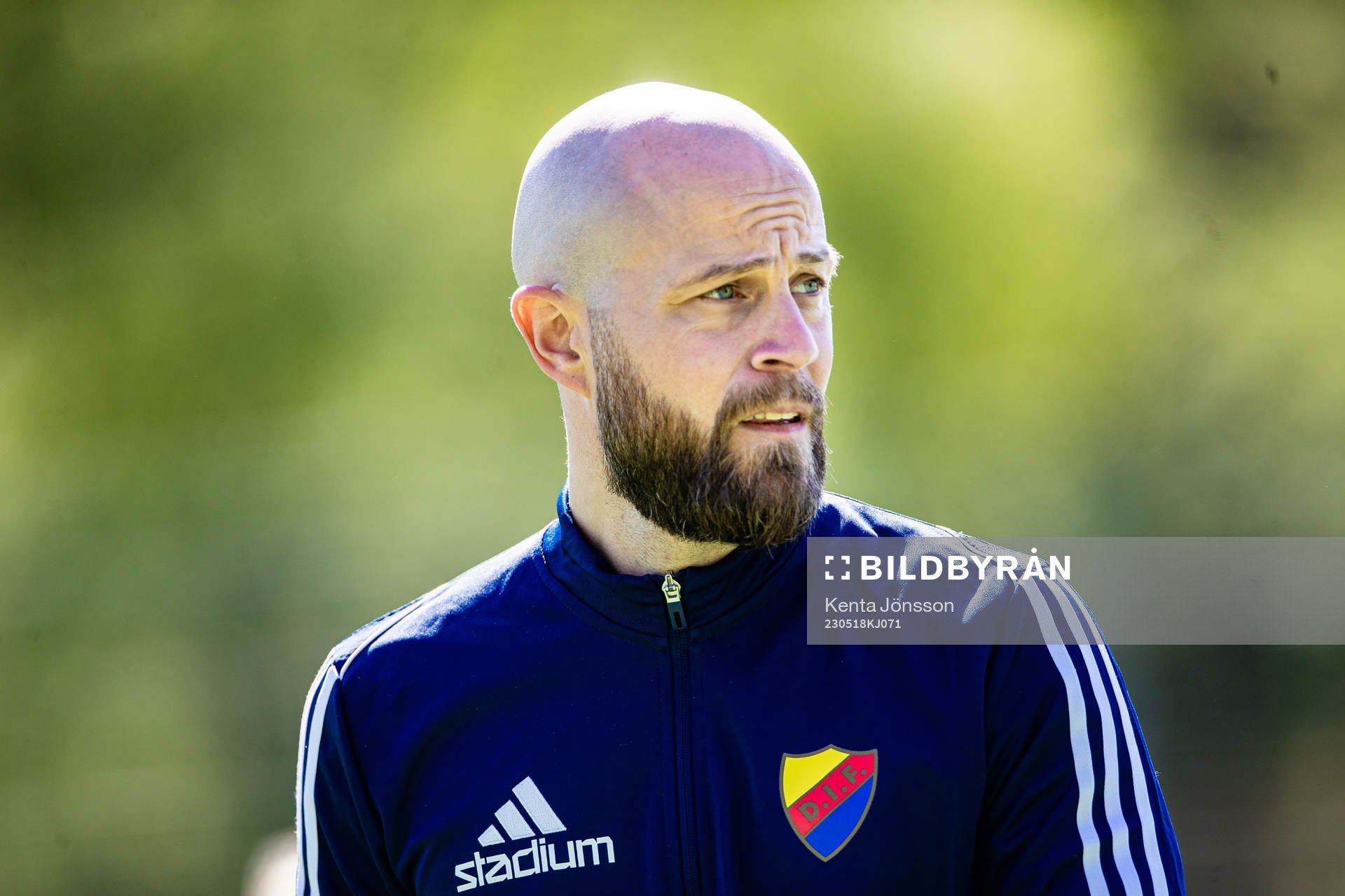 Djurgårdens tränare Johan Palm