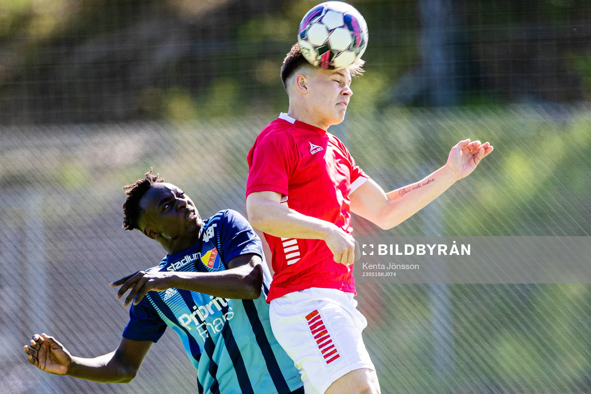 Djurgårdens Kalipha Jawla och Kalmars Daniel Lagerlöf