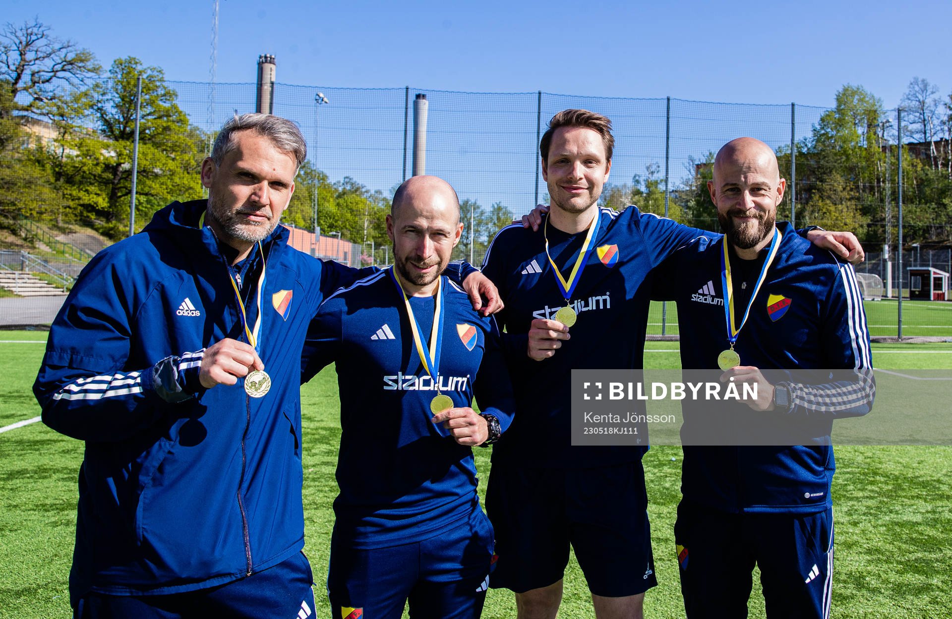 Djurgårdens tränare Martin Andersson (v), fystränare