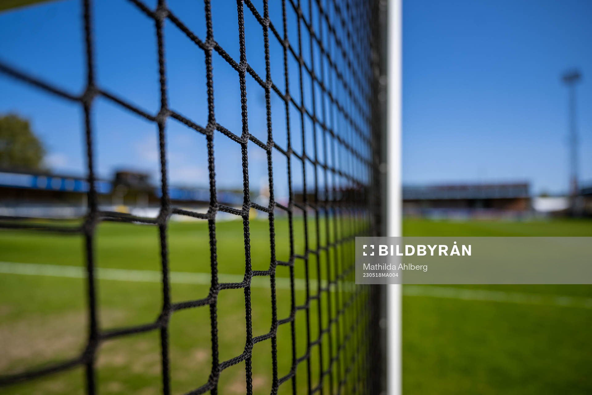 Nätmaskor inför finalen i Svenska Cupen mellan Mjällby och Häcken den 18 maj 2023 i Hällevik. 