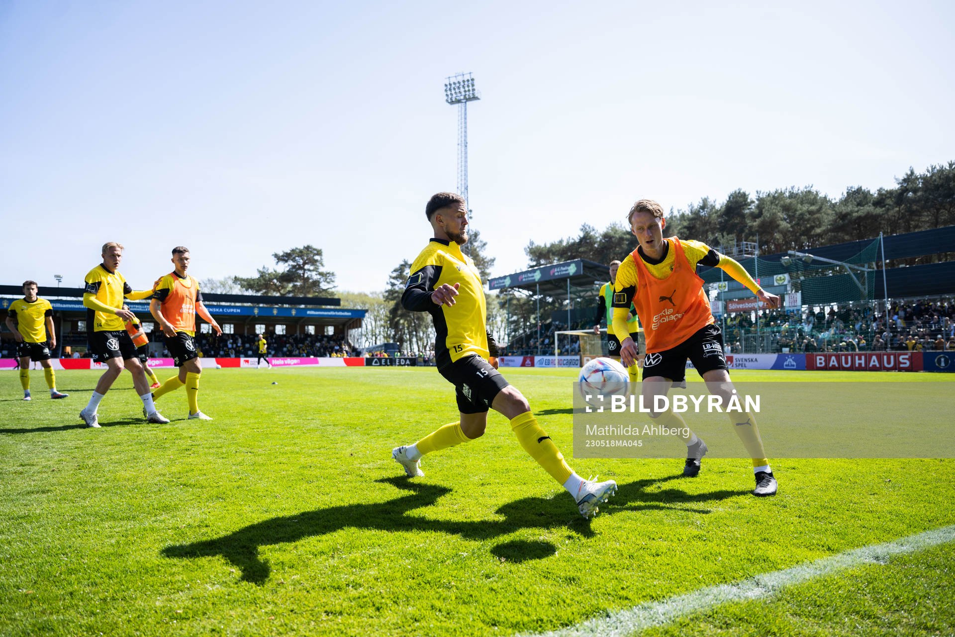 Mjällbys Ivan Kricak och Alexander Johansson