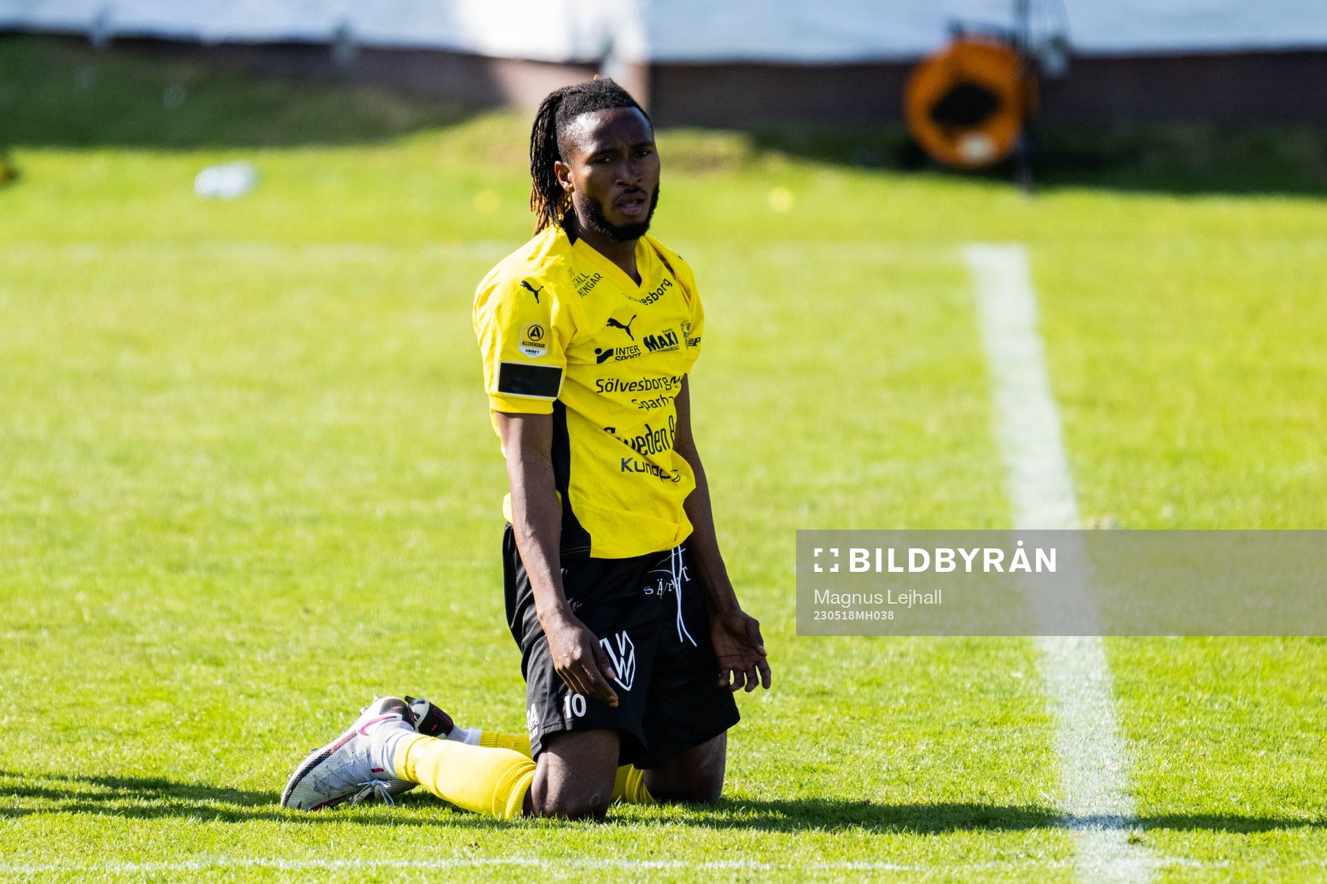 Mjällbys Mamudu Moro deppar