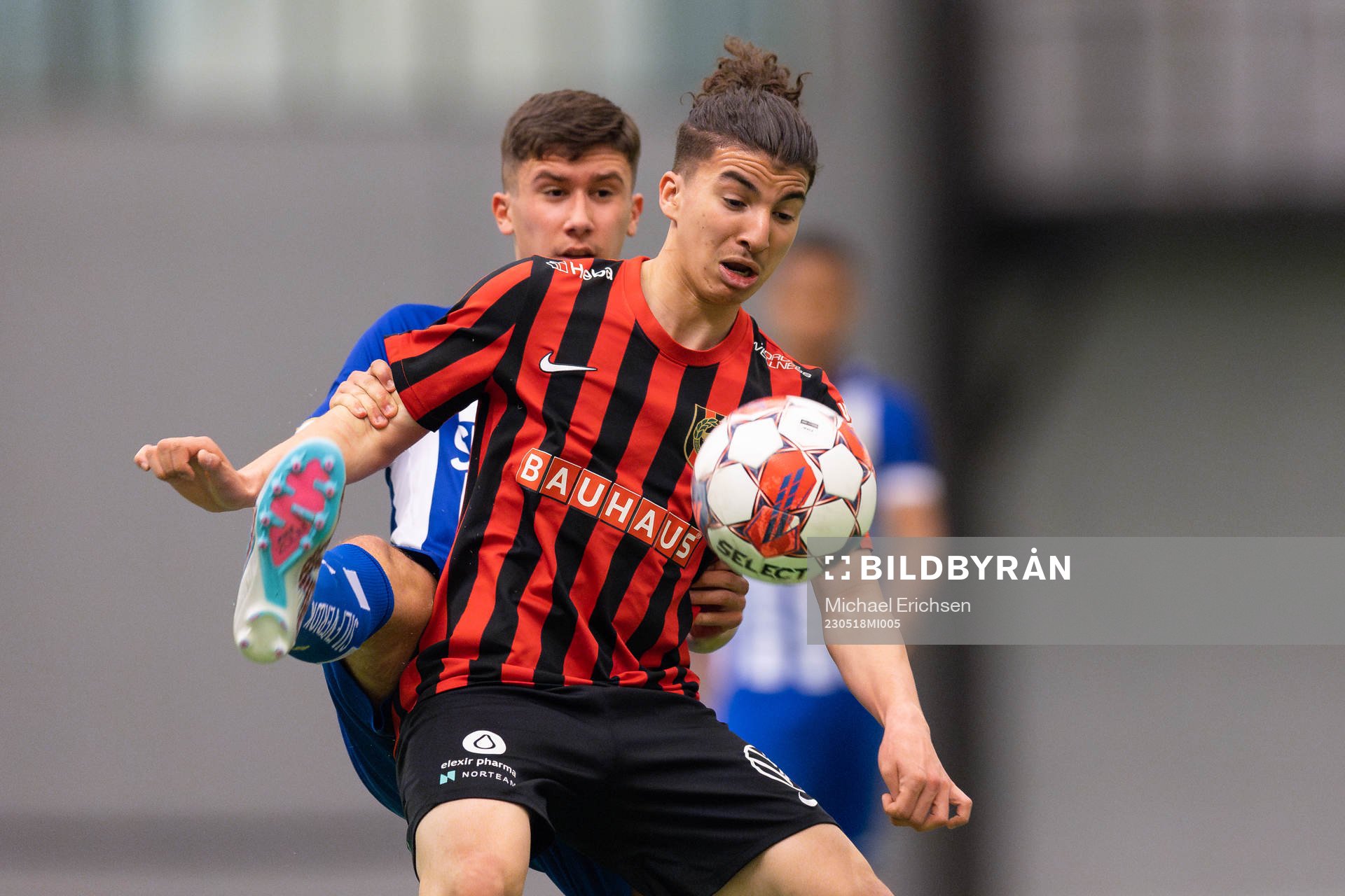 Brommapojkarnas Hamza Boutfadin och IFK Göteborgs Edvin