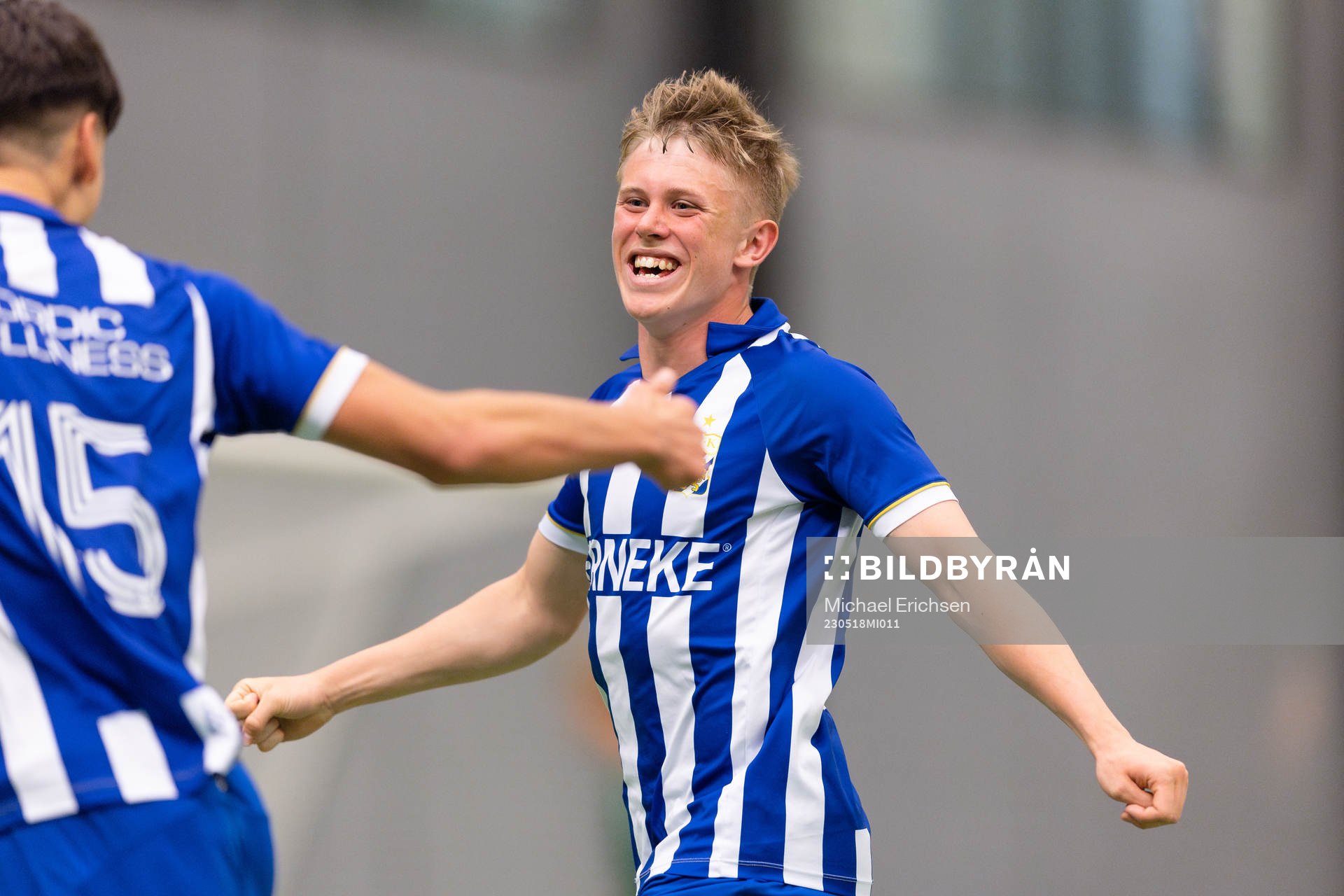 IFK Göteborgs Rasmus Nåfors Dahlin jublar