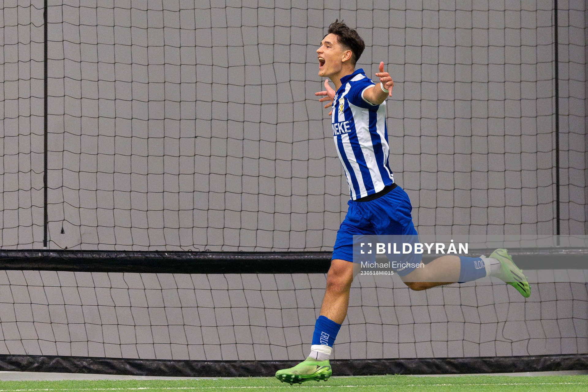 IFK Göteborgs Leon Dusi jublar