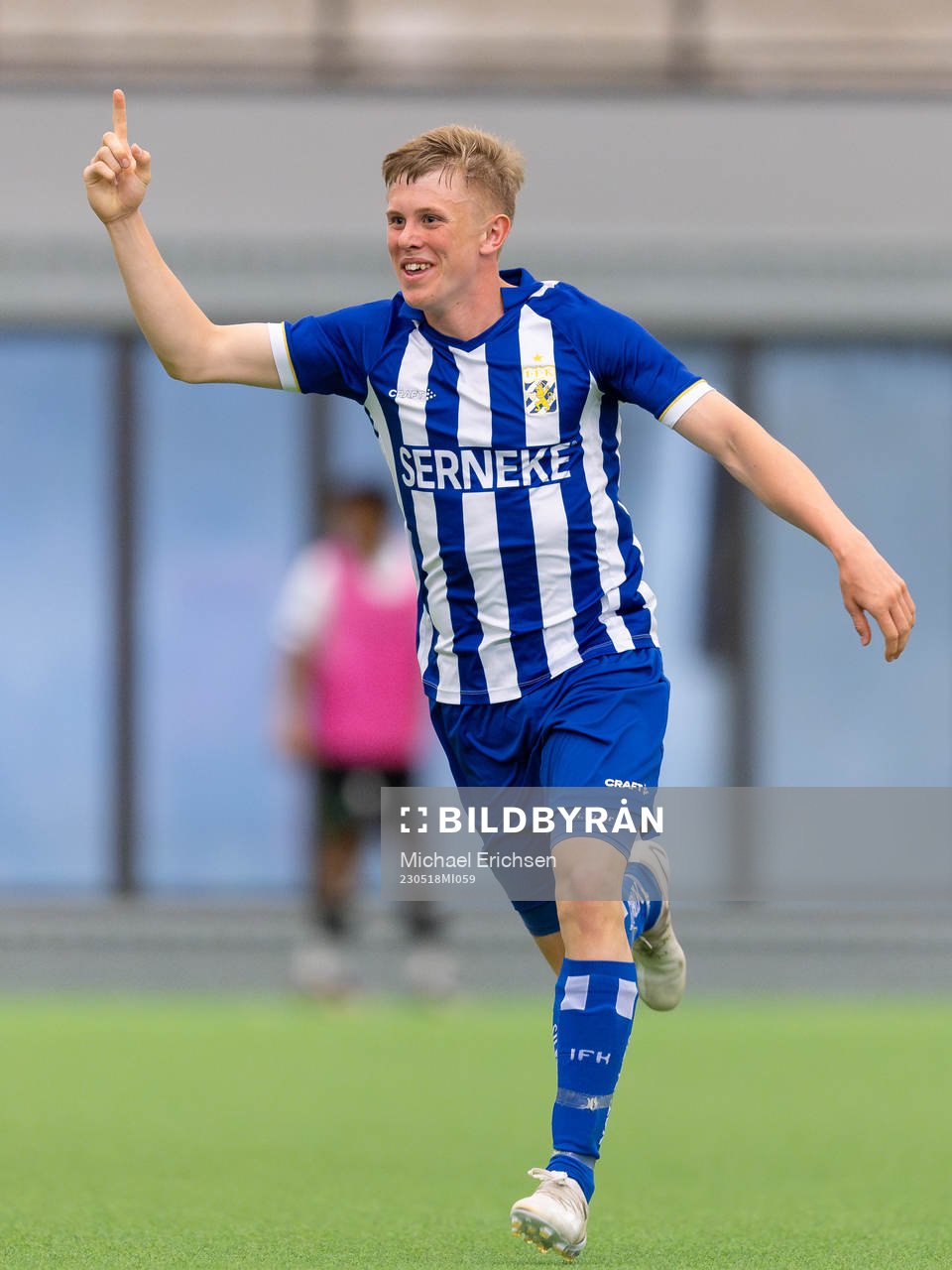 IFK Göteborgs Rasmus Nåfors Dahlin jublar