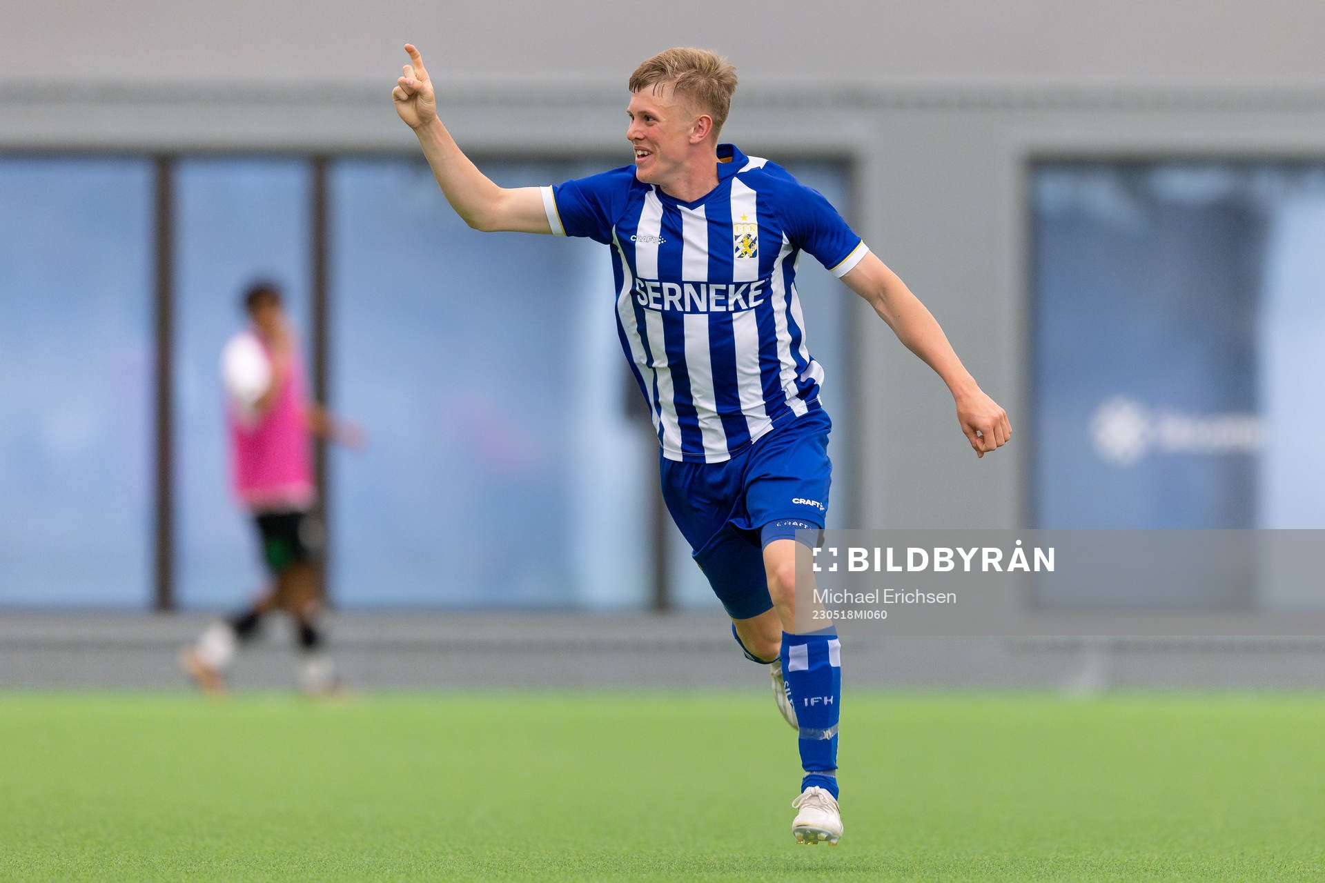 IFK Göteborgs Rasmus Nåfors Dahlin jublar