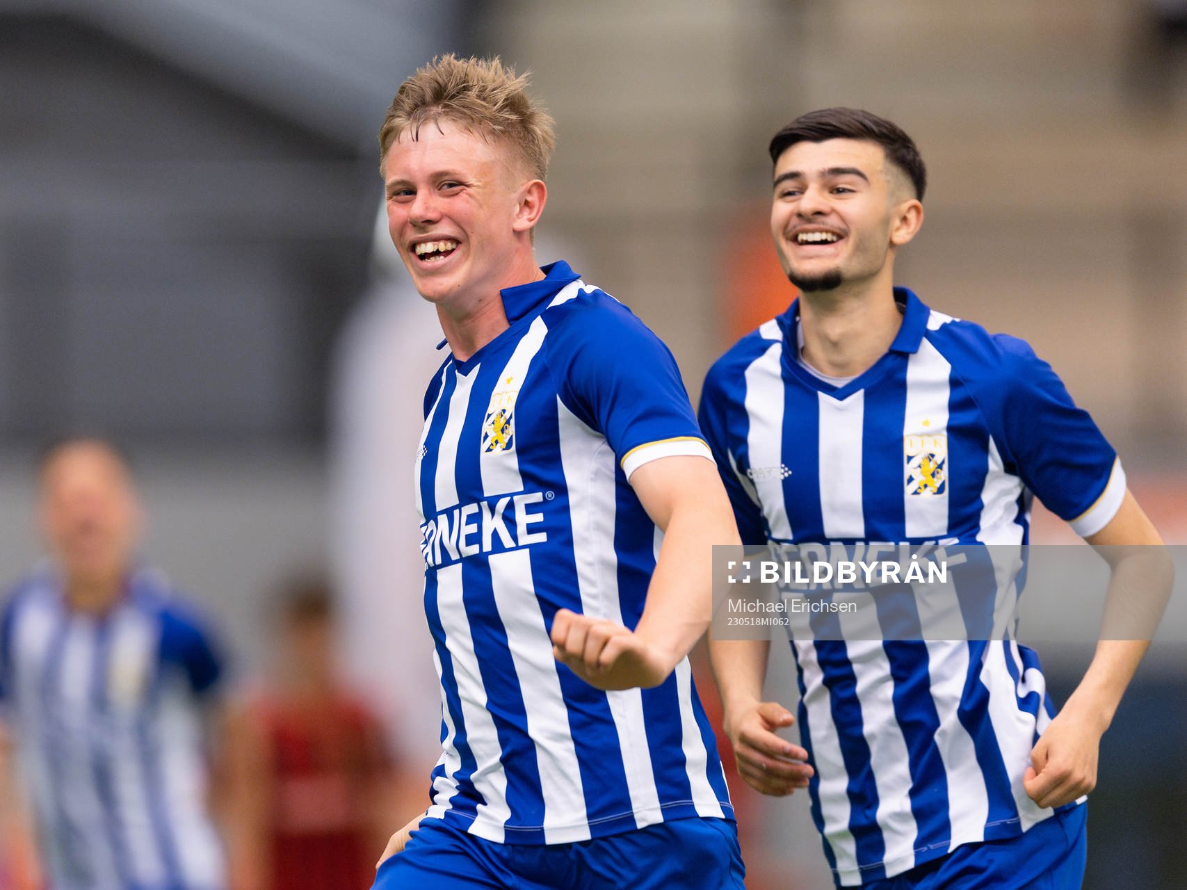 IFK Göteborgs Rasmus Nåfors Dahlin jublar