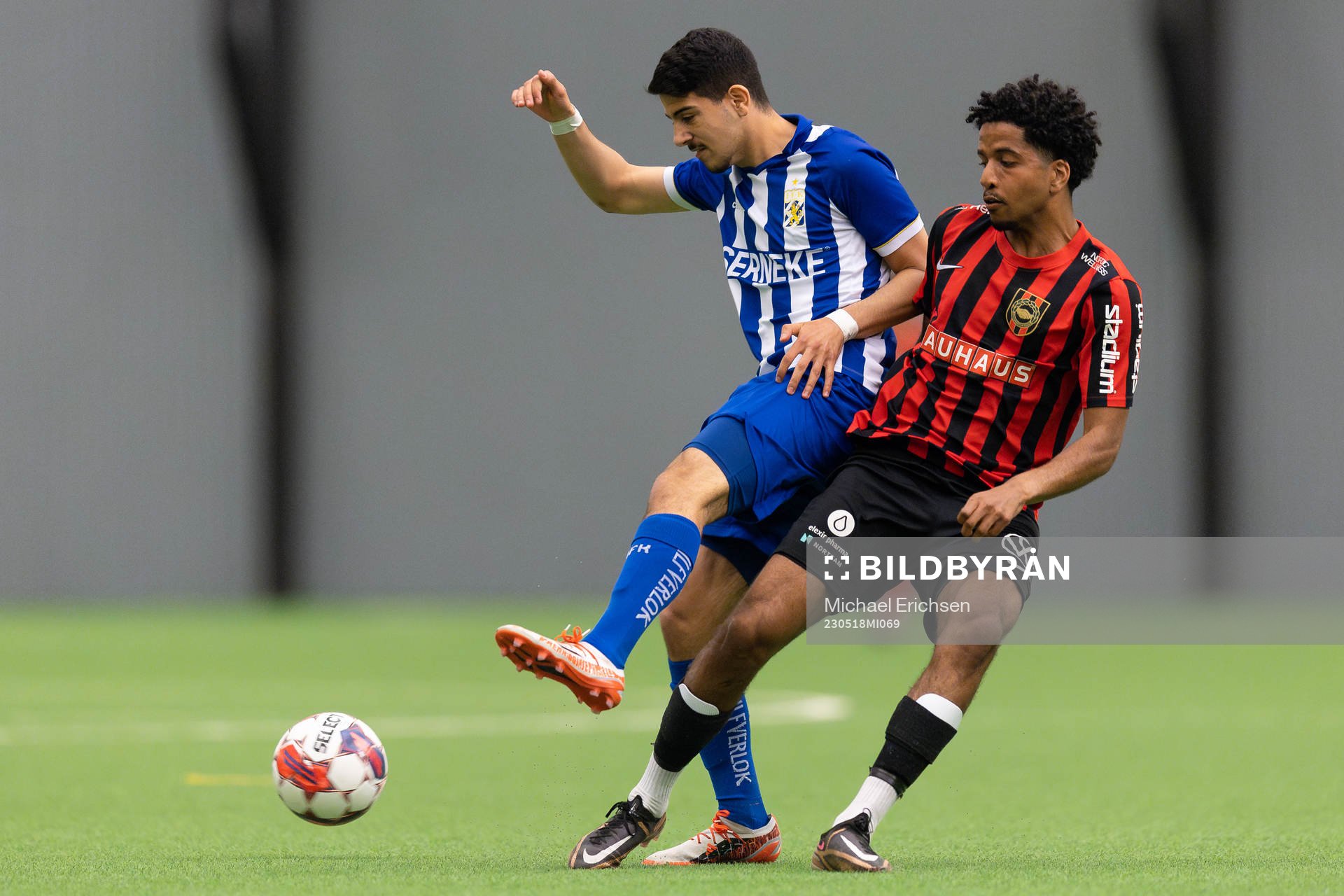 IFK Göteborgs Kevin Yazbek och Brommapojkarnas Nesim Hamde