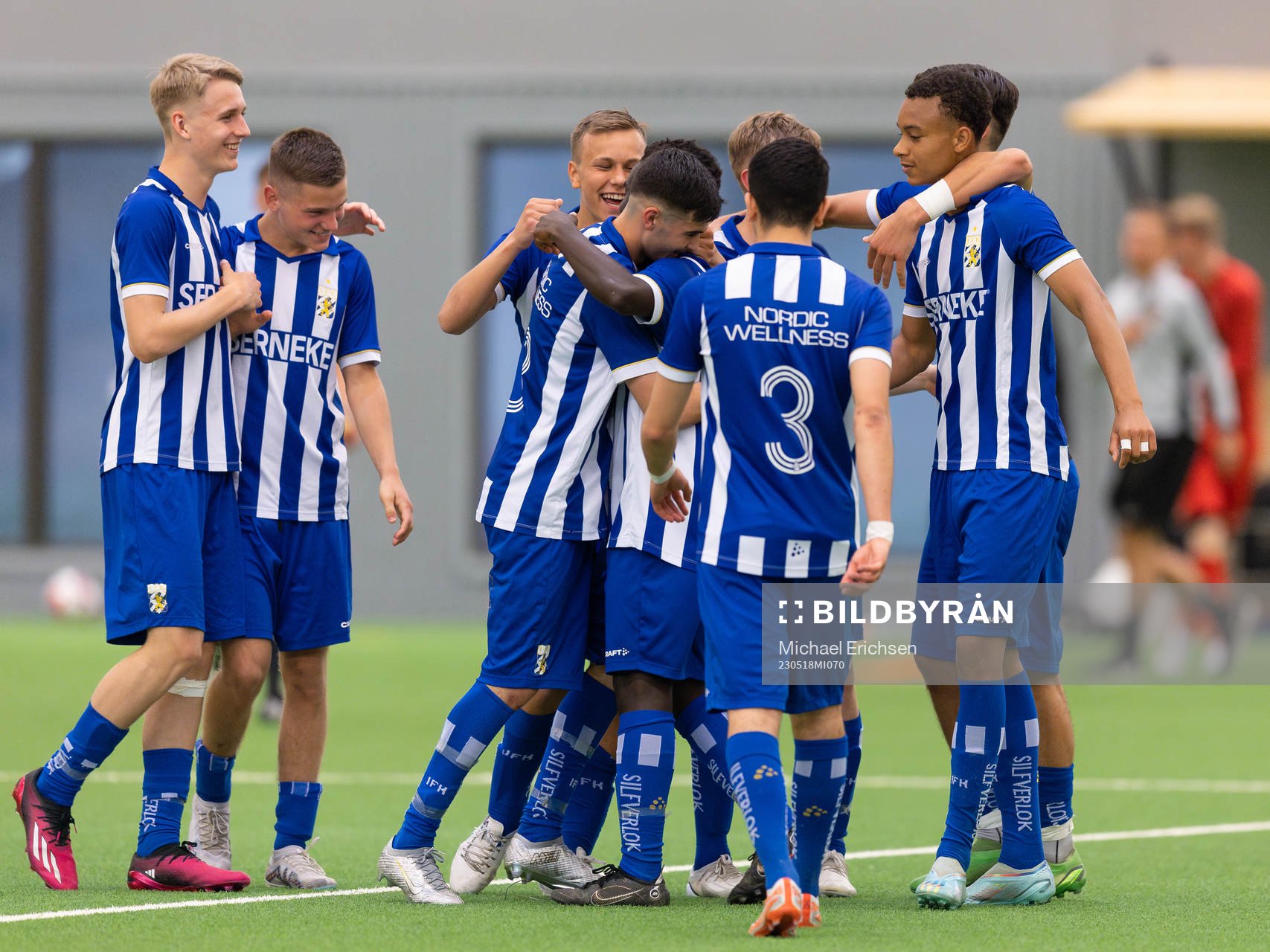 IFK Göteborgs spelare jublar