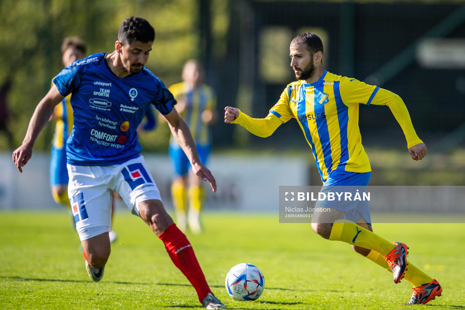 Åtvidabergs FFs Mohammad Ahmadi och Eskilsminne IFs Tarek