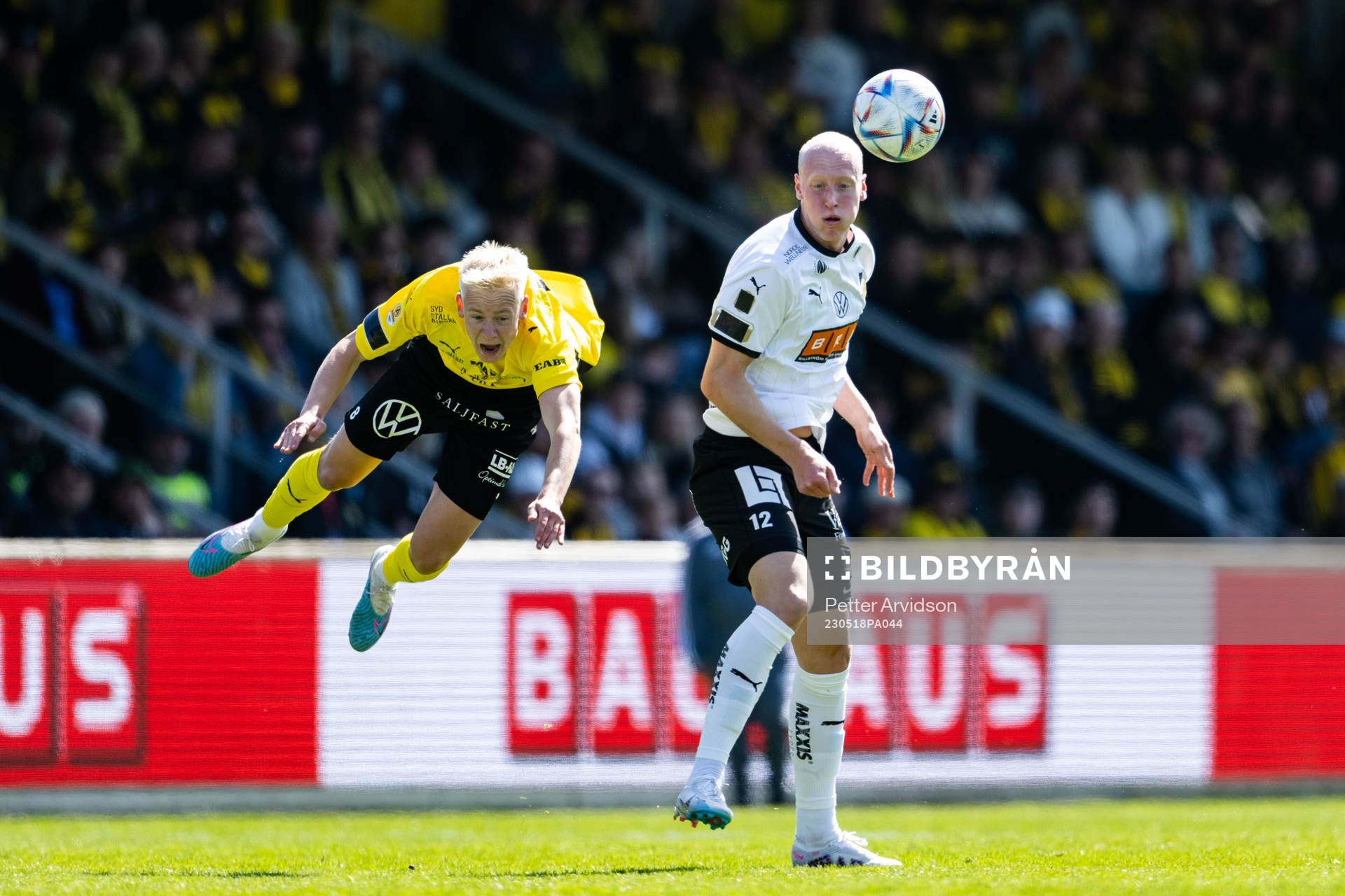 Mjällbys Otto Rosengren och Häckens Valgeir Fridriksson
