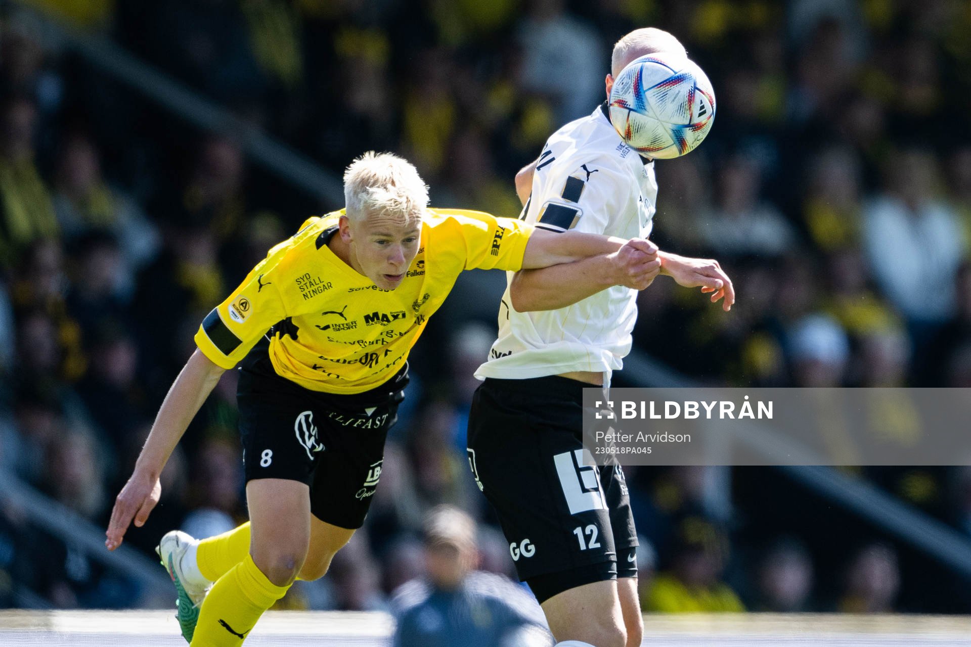 Mjällbys Otto Rosengren och Häckens Valgeir Fridriksson