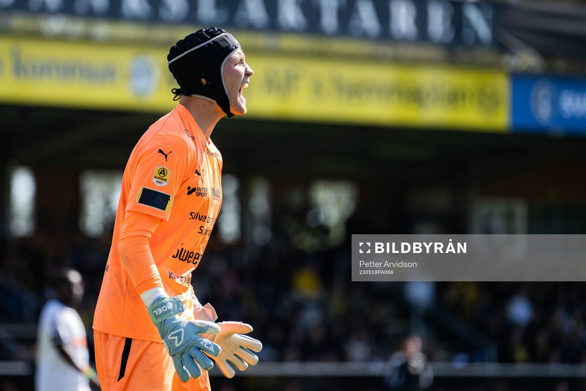 Mjällbys målvakt Noel Törnqvist