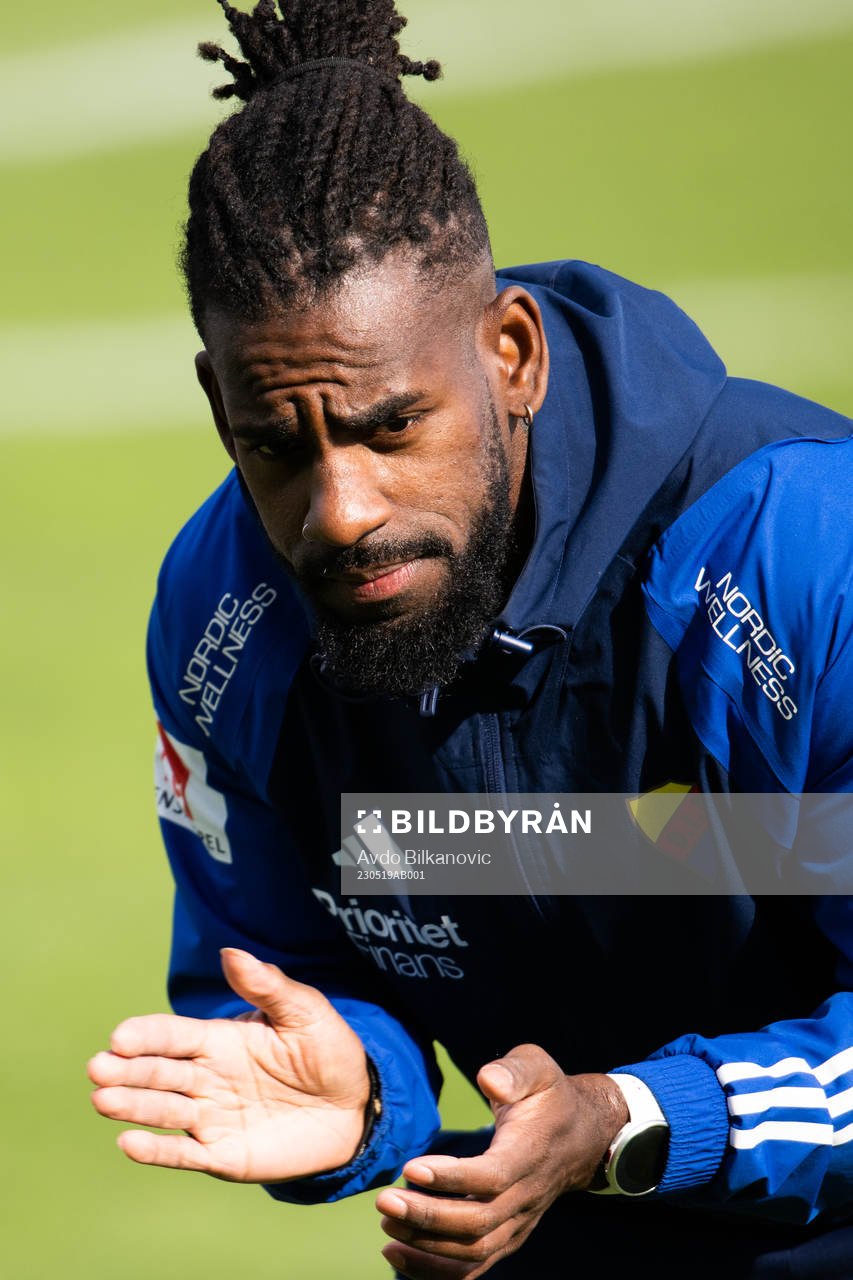 Djurgårdens fystränare Fernando Holmqvist-Amu