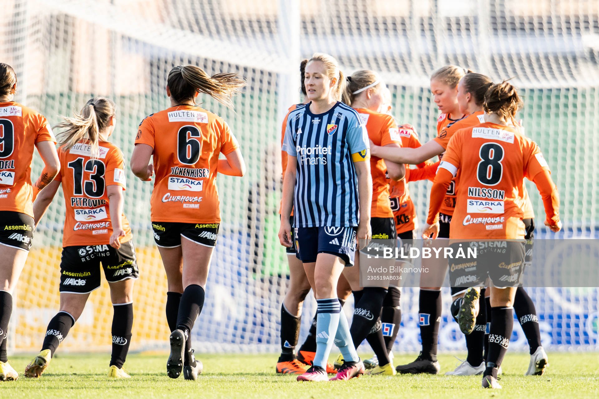 Djurgårdens Sanna Kullberg deppar