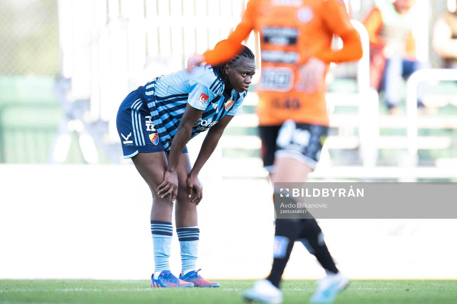 Djurgårdens Flavine Mawete Musolo deppar