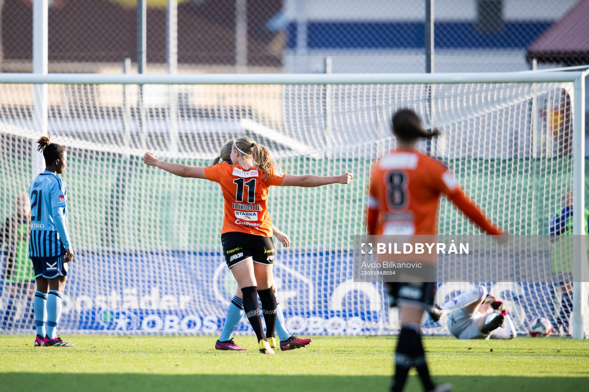 Kristianstads Hlin Eiriksdottir jublar