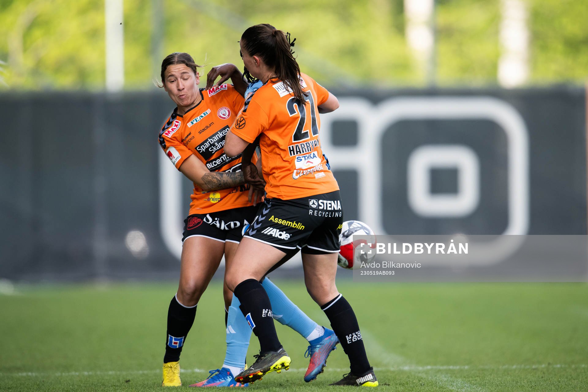 Kristianstads Tabitha Michelle Tindell och Josefin