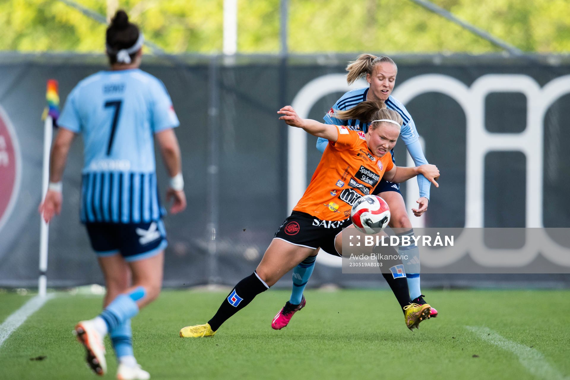 Kristianstads Hlin Eiriksdottir och Djurgårdens Matilda
