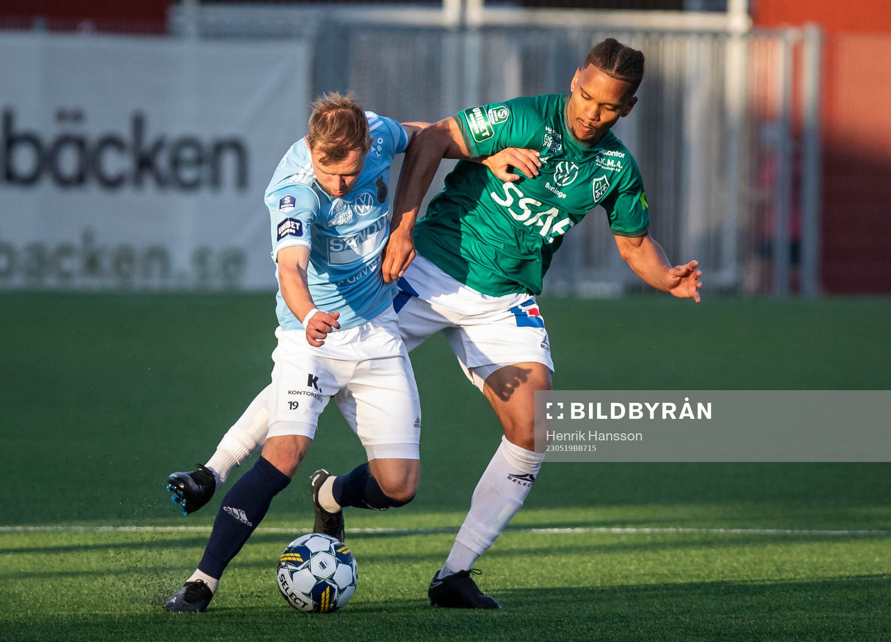 Gefles Christoffer Aspgren och Brages Seth Hellberg