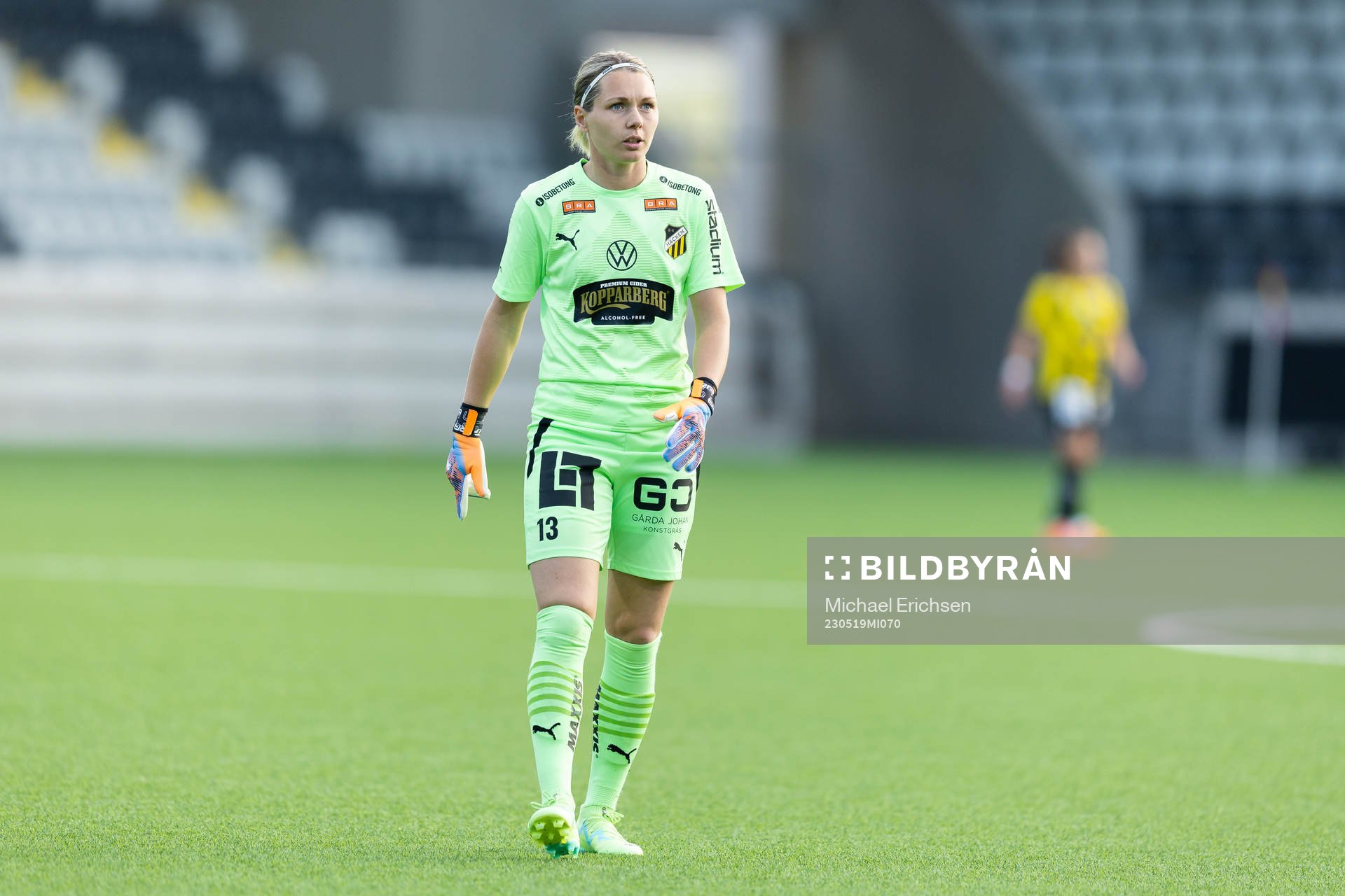 Häckens målvakt Jennifer Falk