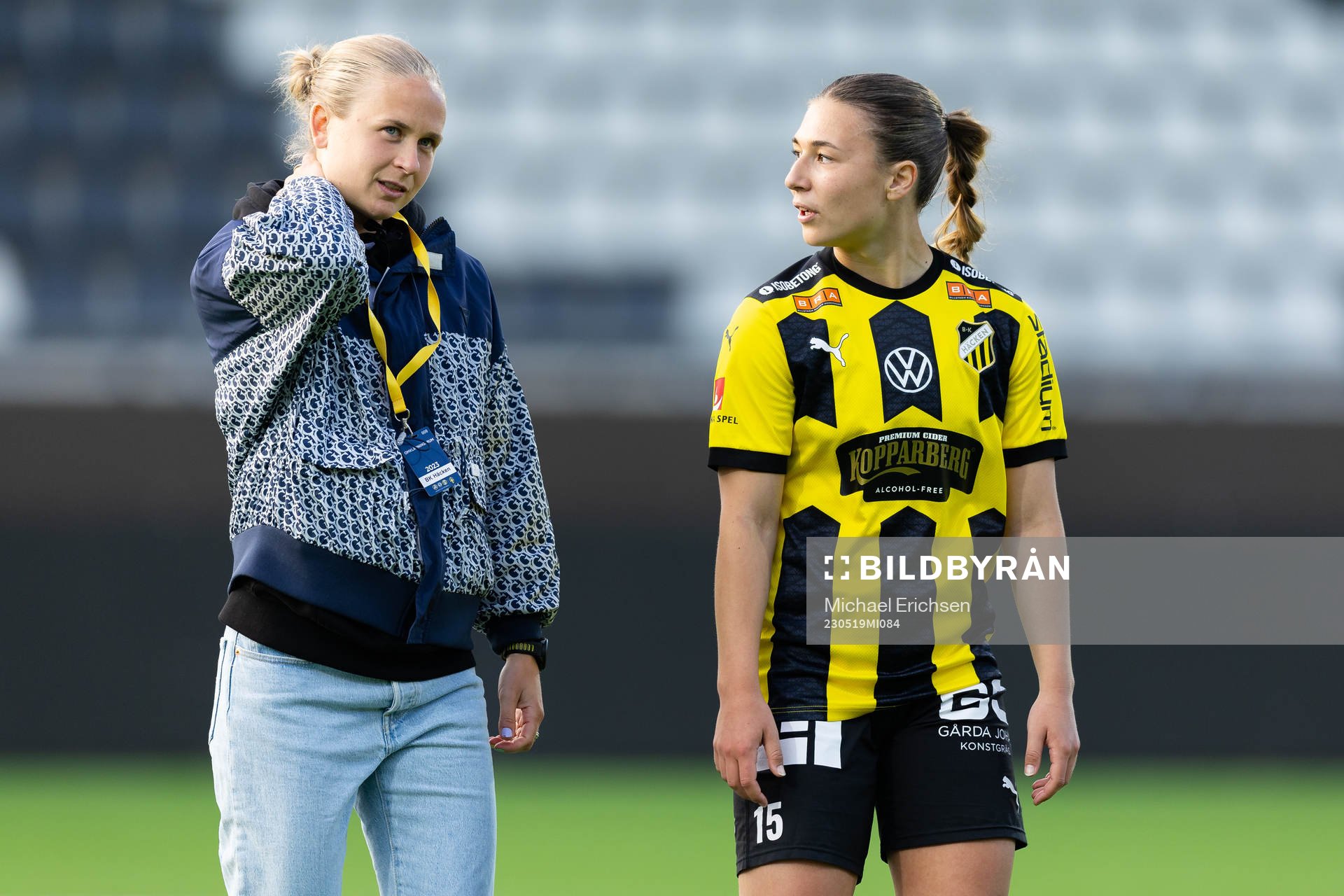 Häckens Filippa Curmark och Alexandra Hellekant