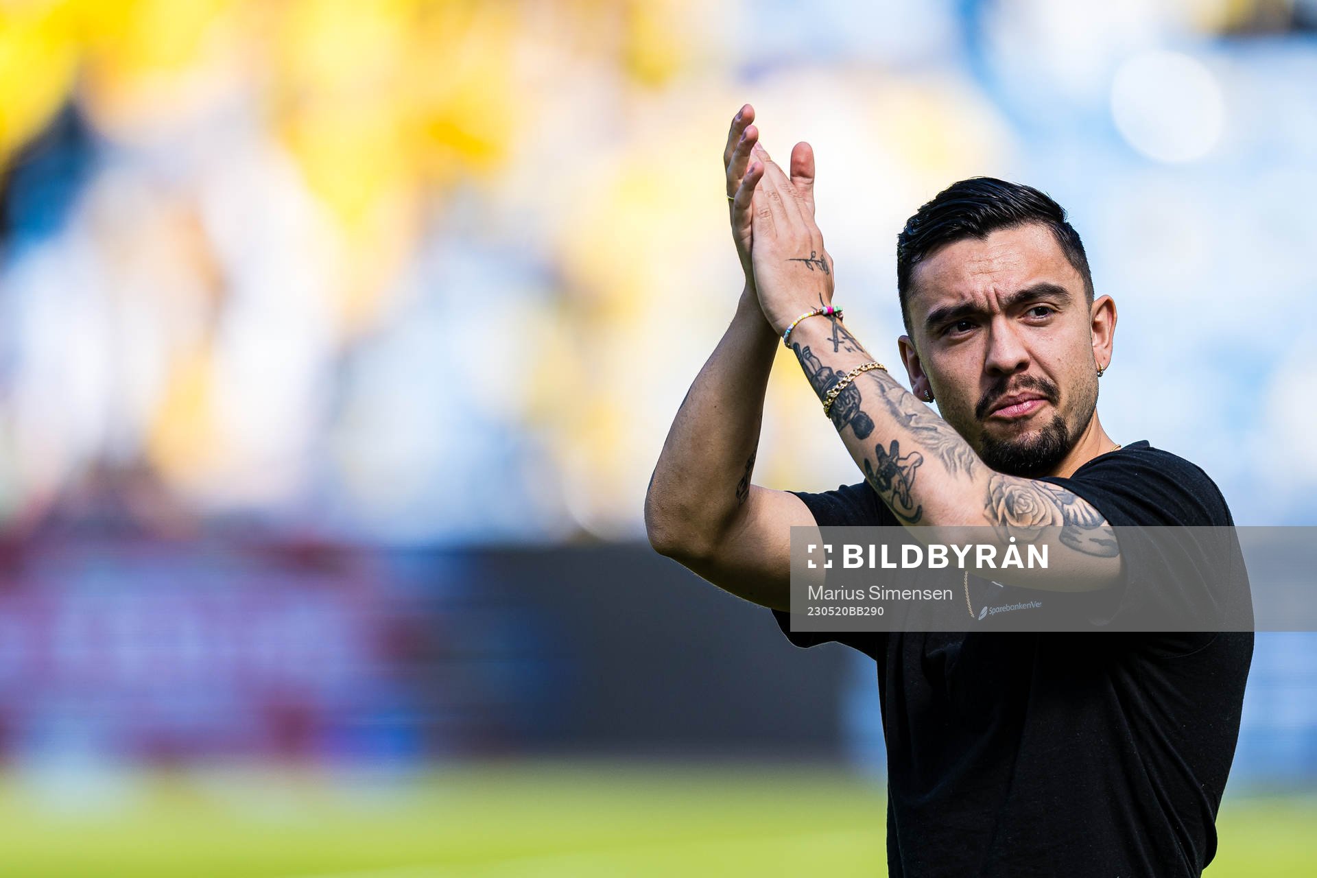 Niklas Castro of Brann arrives