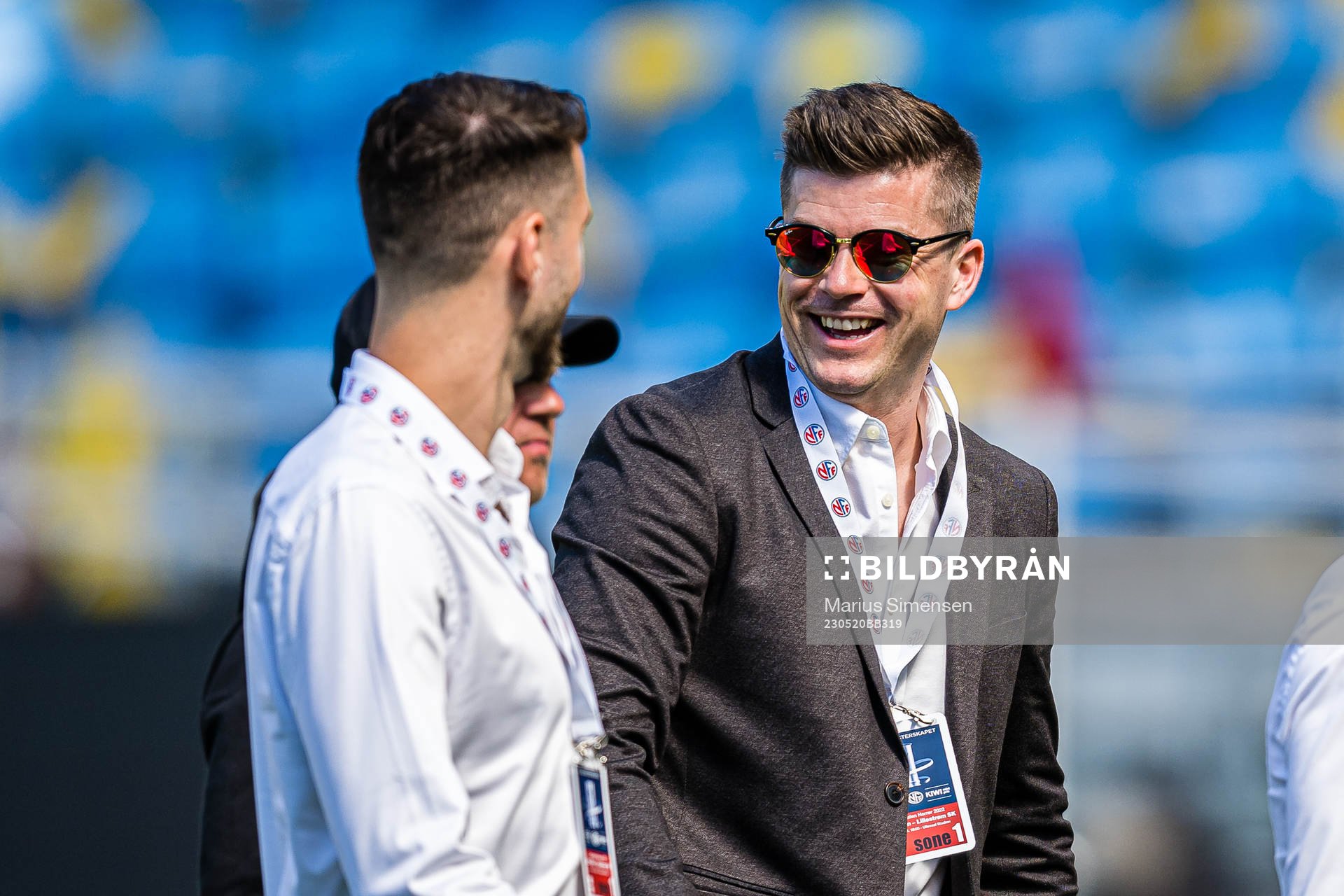 Pål Andre Helland of Lillestrøm ahead of the cup final between Brann and Lillestrøm on May 20, 2023 in Oslo.