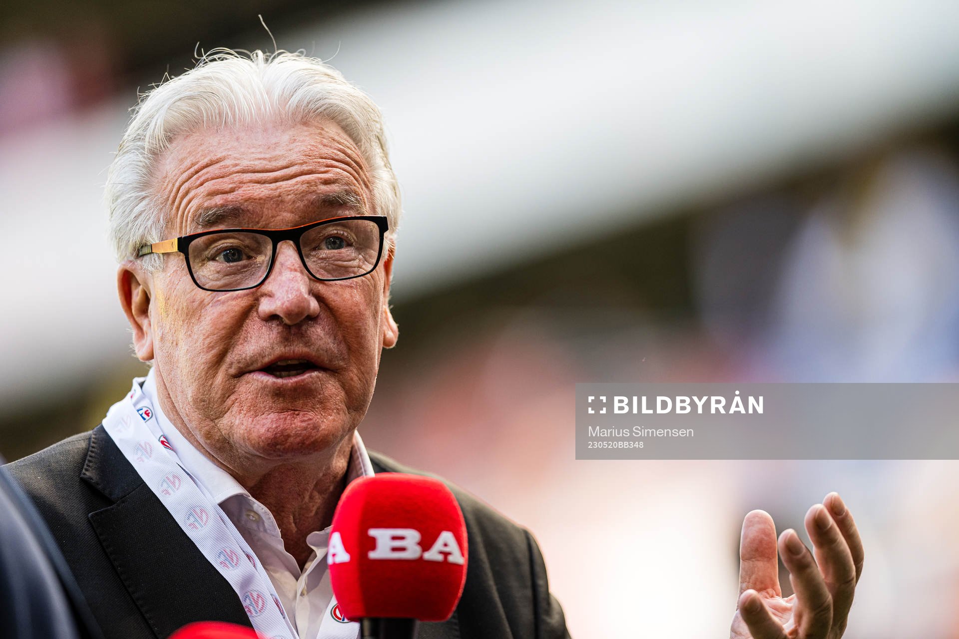 Davy Wathne ahead of the cup final between Brann and Lillestrøm on May 20, 2023 in Oslo.