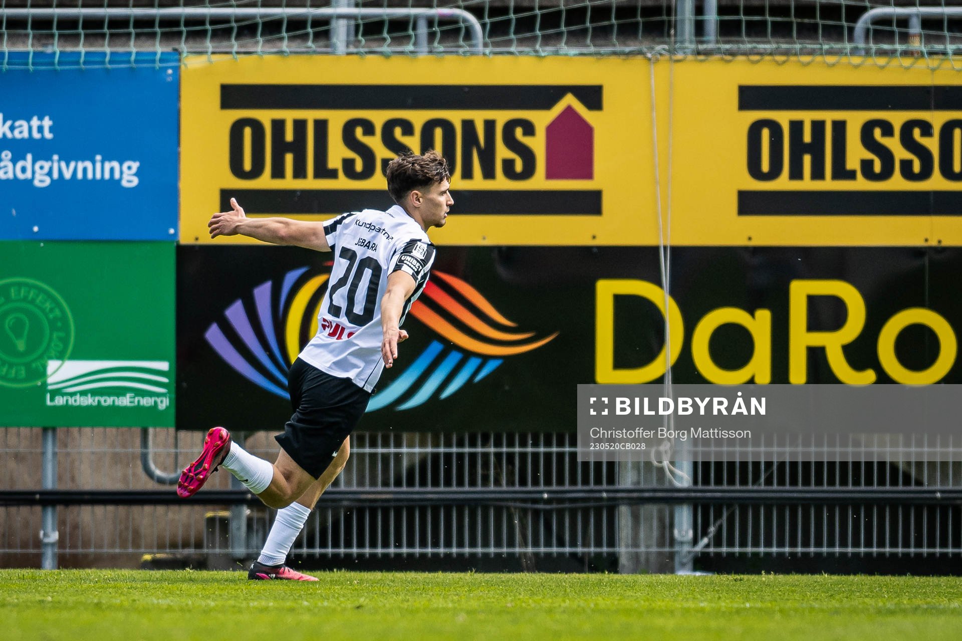 Landskronas Camil Jebara jublar