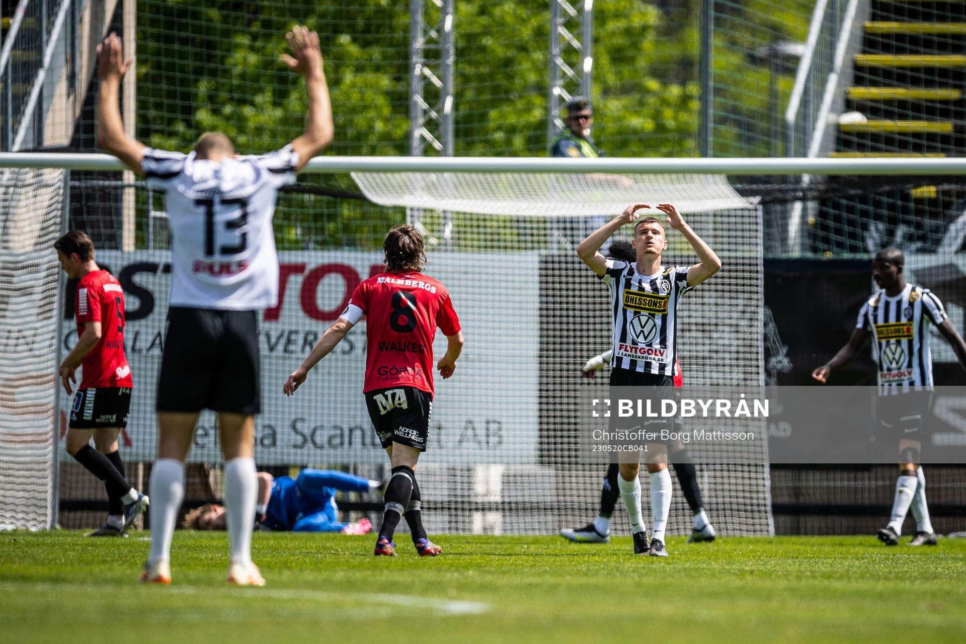 Landskronas Robin Dzabic deppar